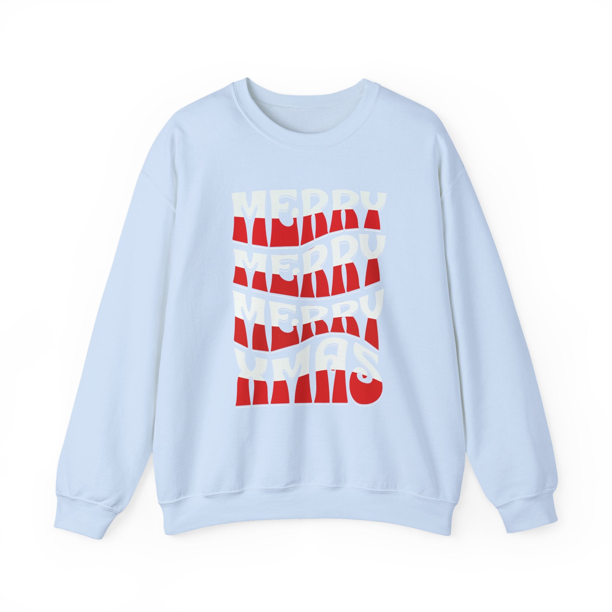 Merry Xmas Stacked Crewneck Sweatshirt