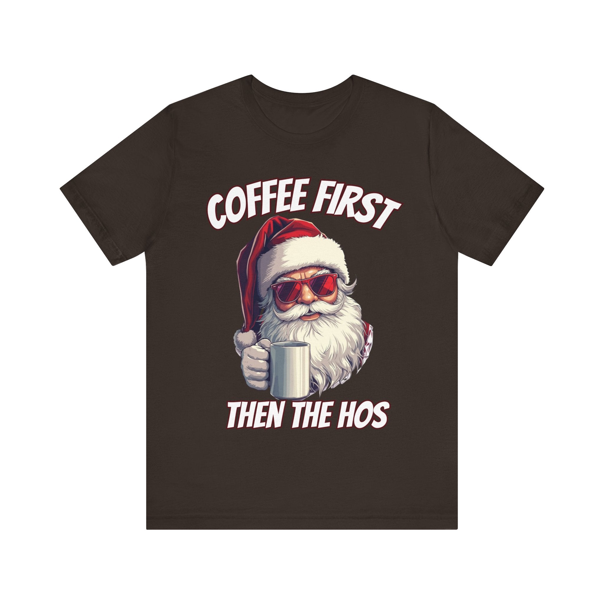 Festive Santa Coffee Tee