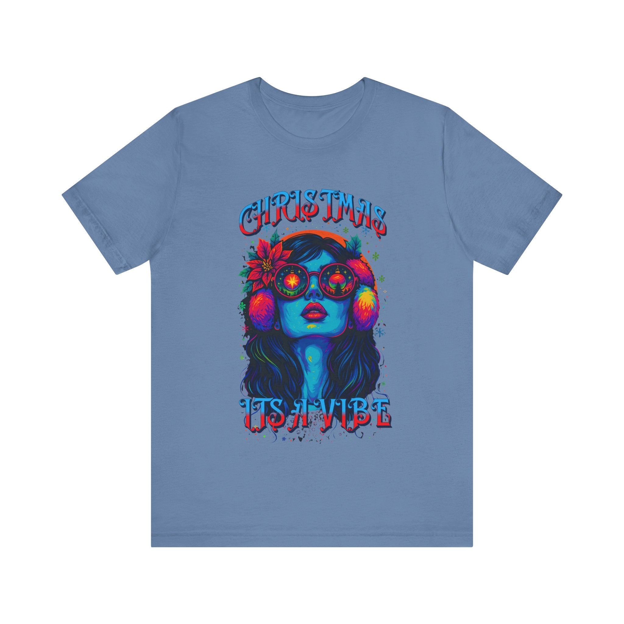 Holiday Vibe Graphic Tee - "Christmas Is Vibe"