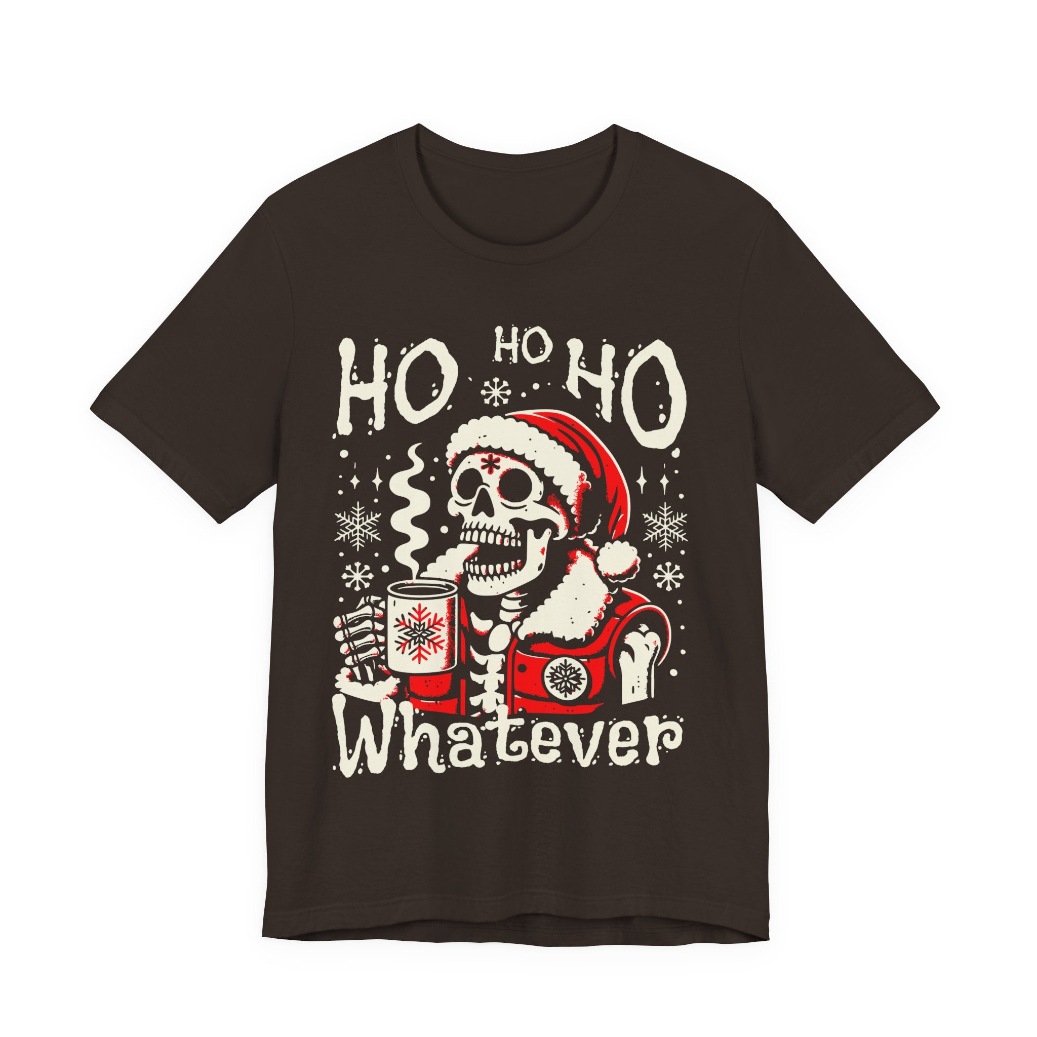 Skull Santa 'Ho Ho Whatever' Christmas Tee