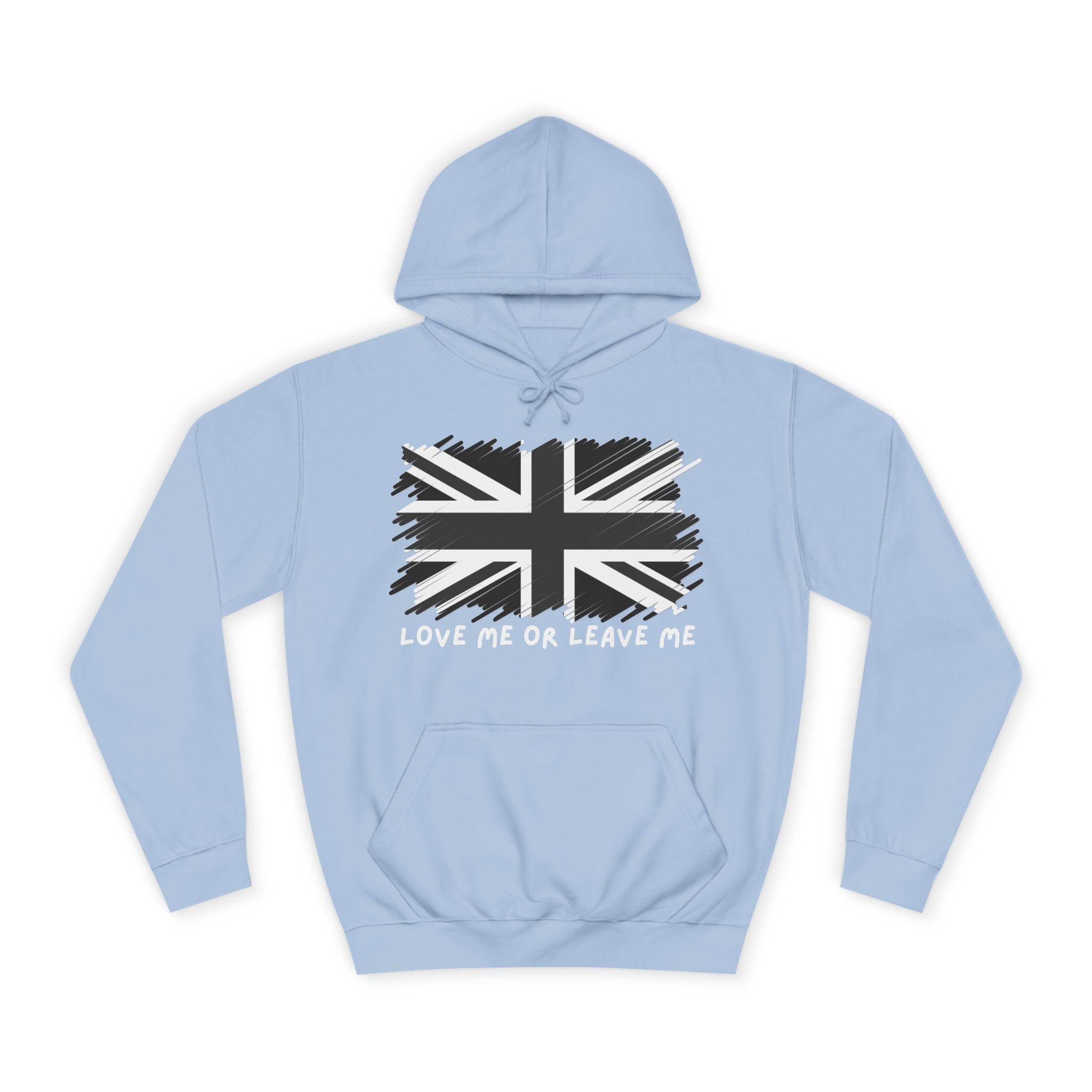 Unisex College Hoodie with British Flag Design, Casual Wear, Gifts for Students, College Life Essentials, Hooded Sweatshirt, [...]