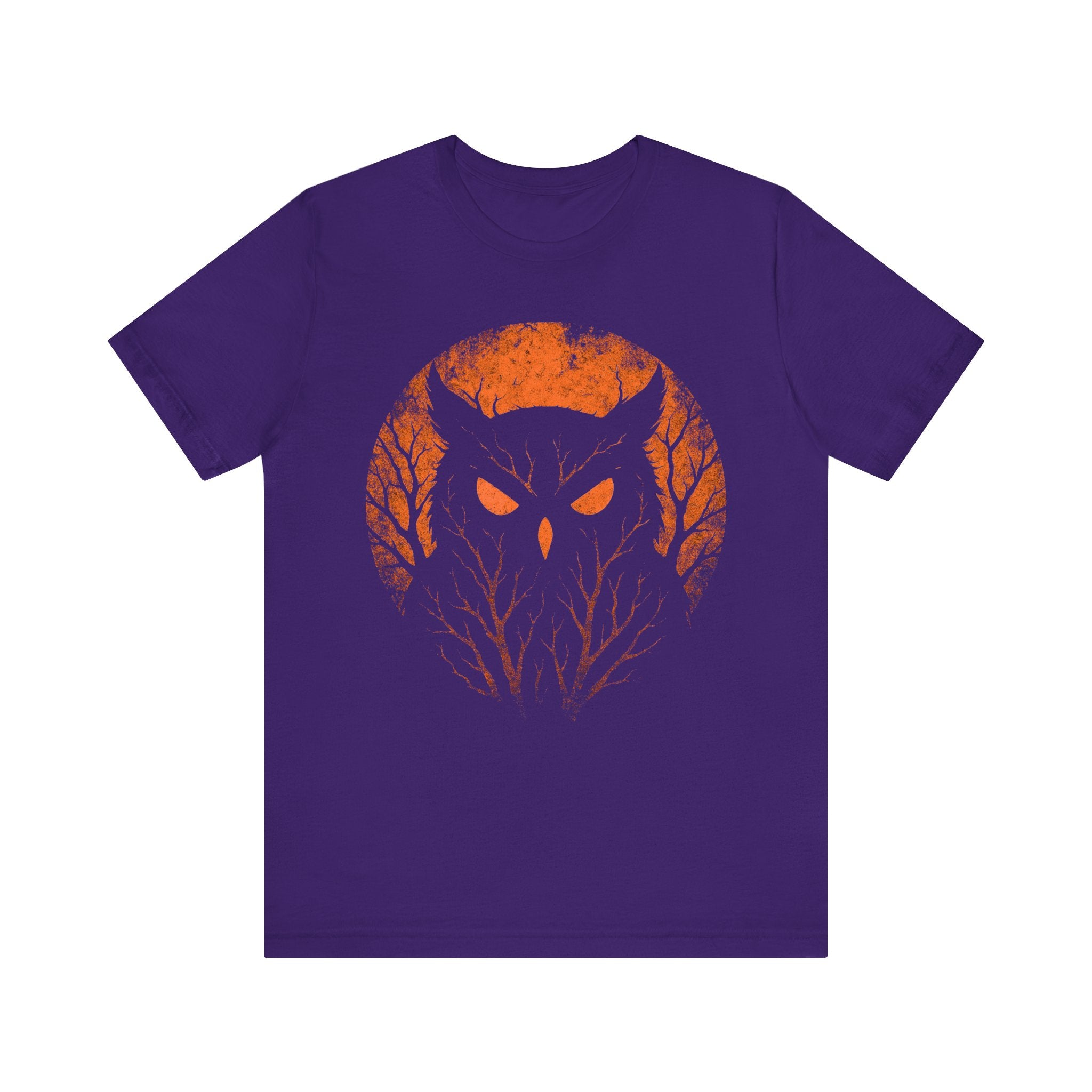Spooky Owl Graphic Tee for Halloween Lovers