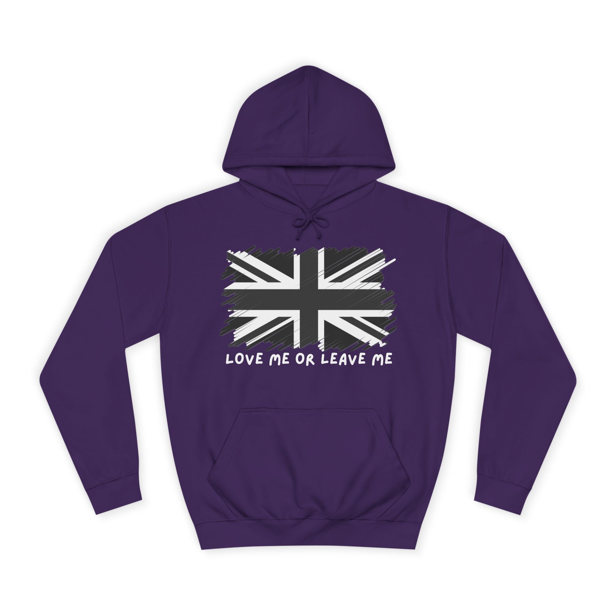 Unisex College Hoodie with British Flag Design, Casual Wear, Gifts for Students, College Life Essentials, Hooded Sweatshirt, [...]
