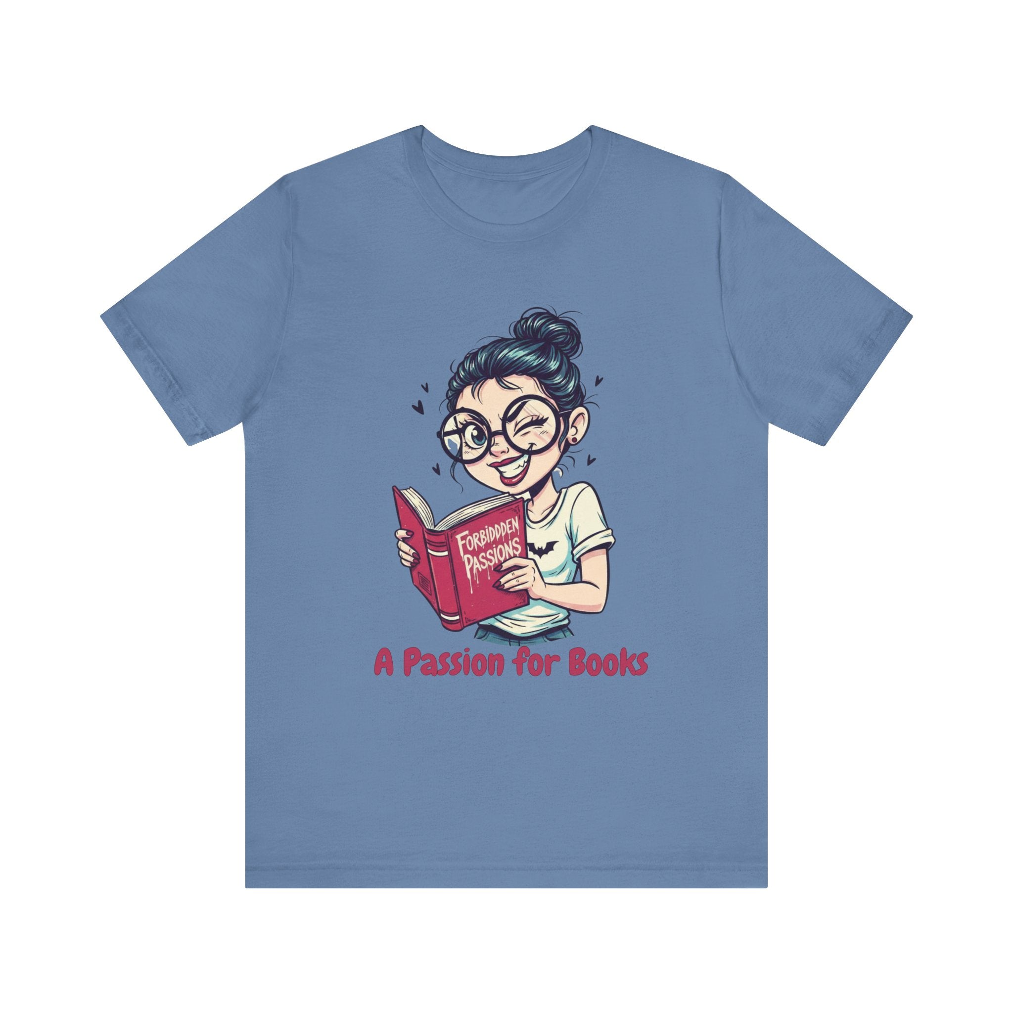 Book Lover's Unisex Tee - "A Passion for Books"