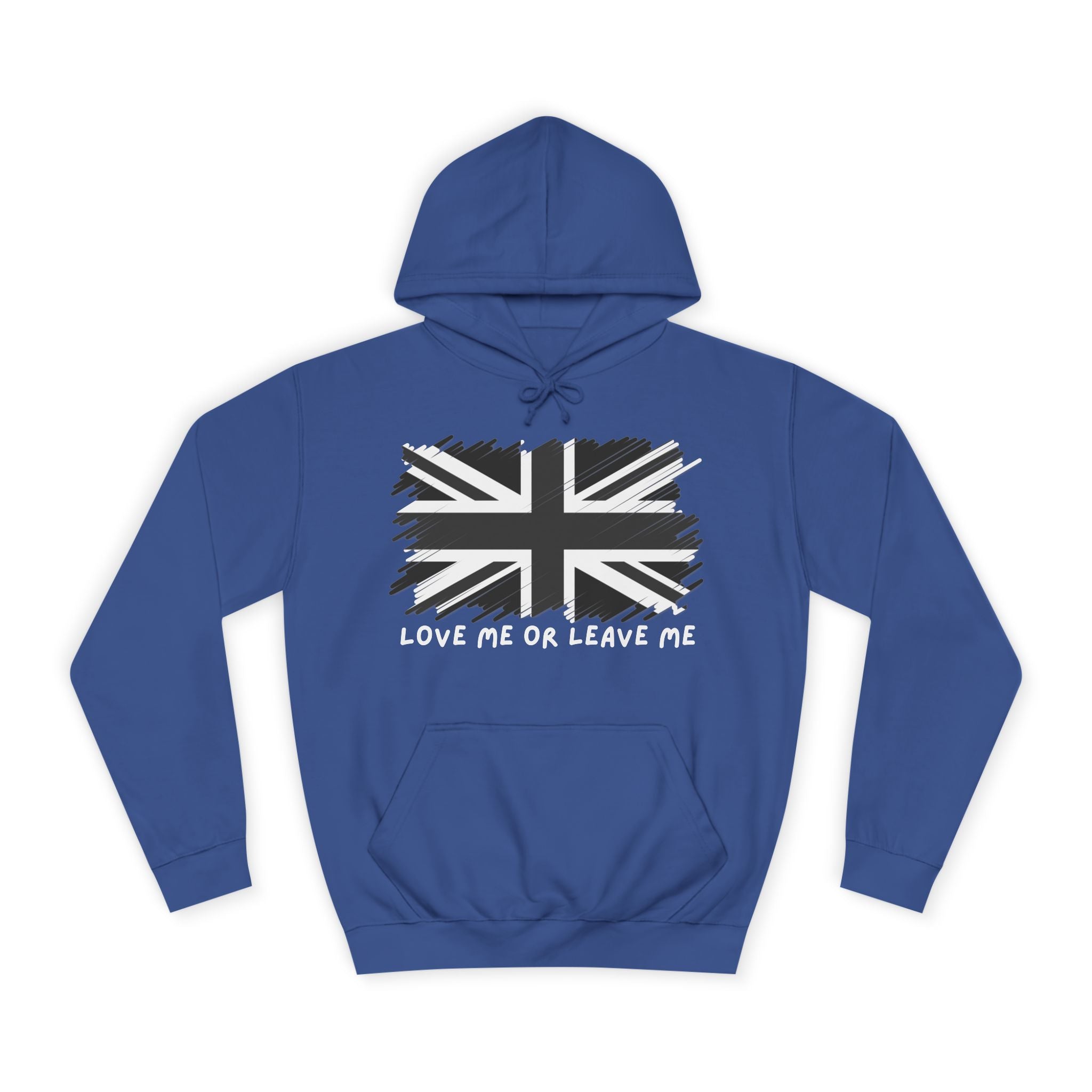 Unisex College Hoodie with British Flag Design, Casual Wear, Gifts for Students, College Life Essentials, Hooded Sweatshirt, [...]