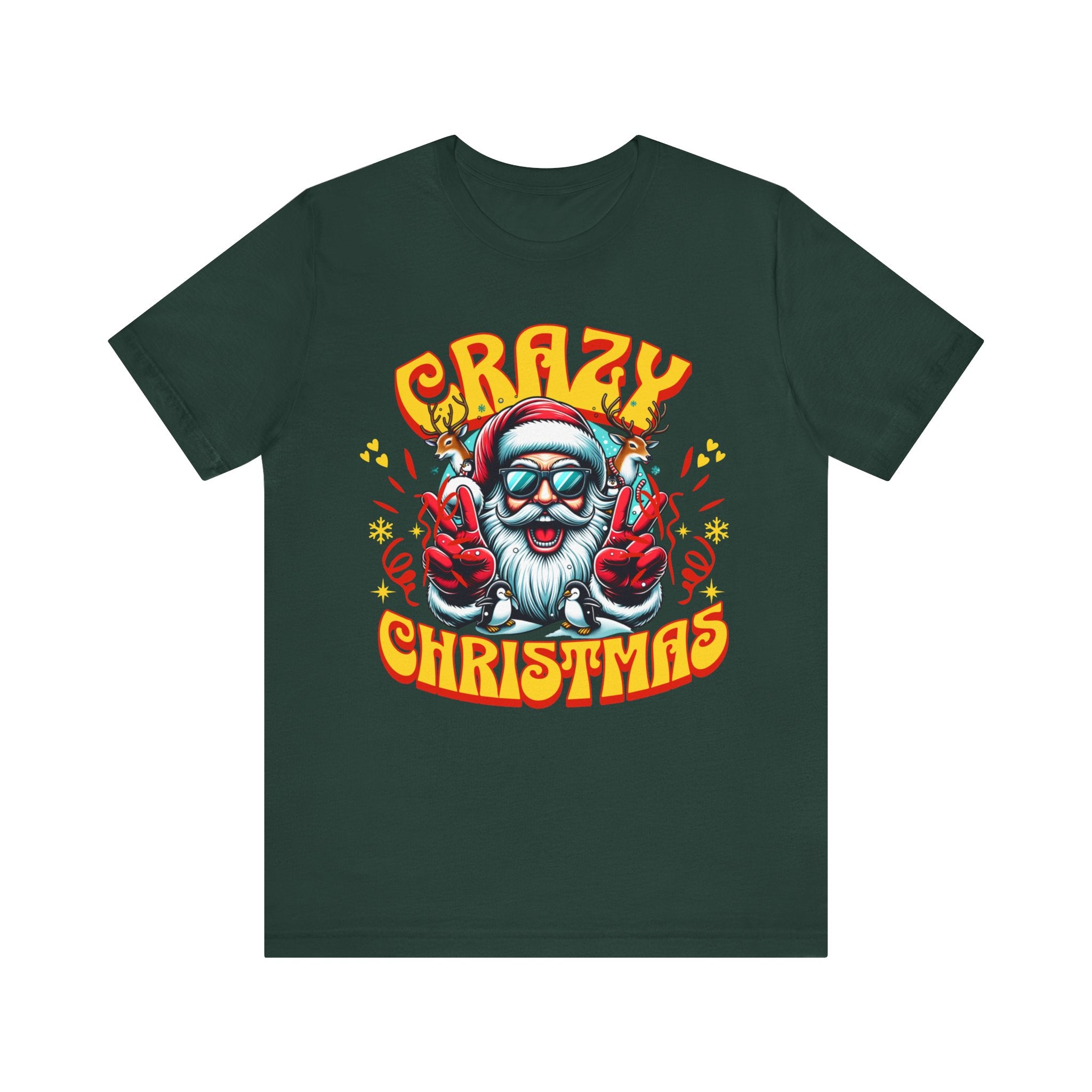 Crazy Christmas Unisex Tee