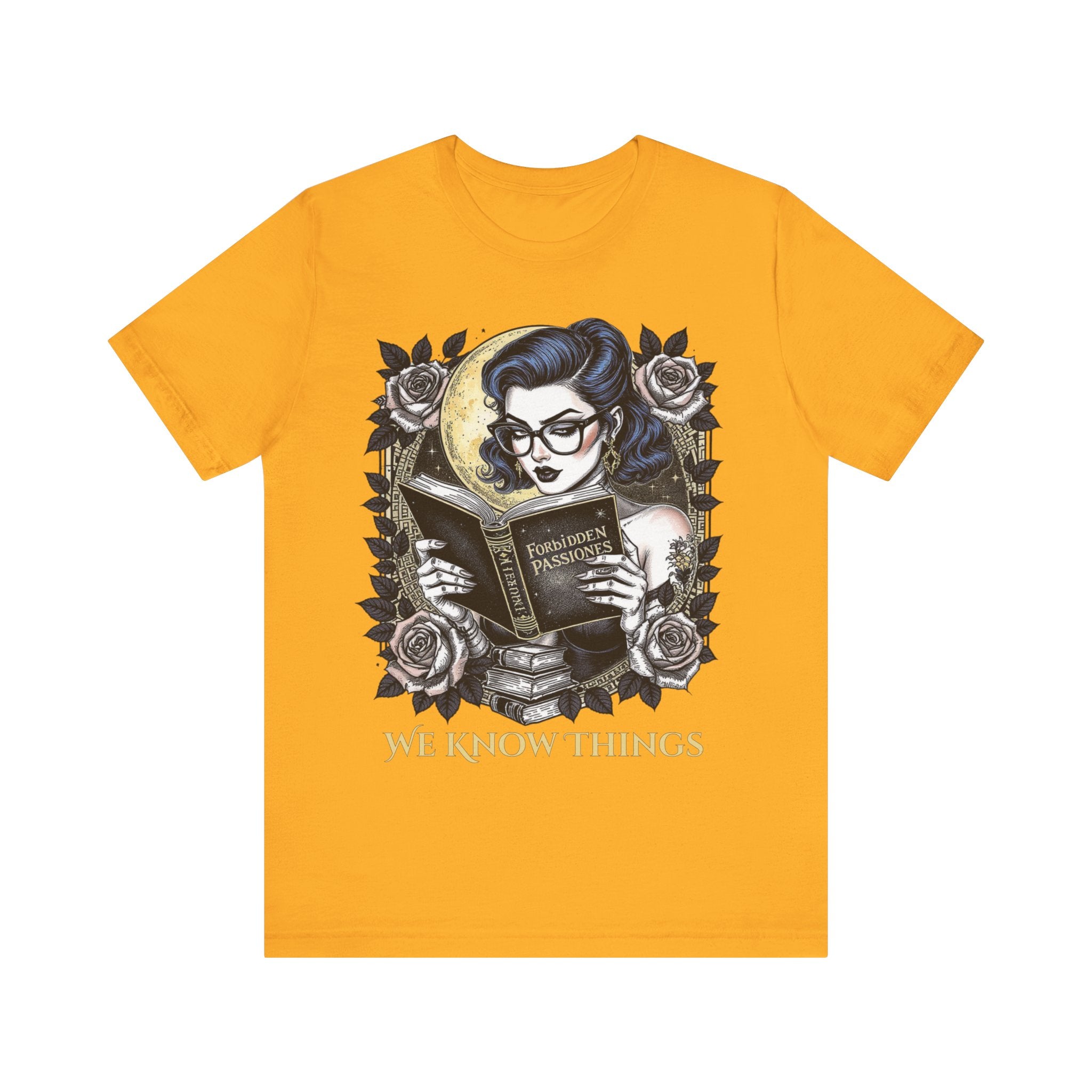 Book Lover's Unisex Tee - 'We Know Things' Graphic Shirt