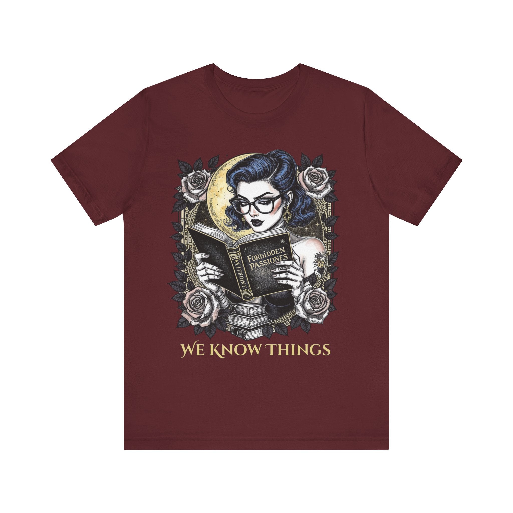 Book Lover's Unisex Tee - 'We Know Things' Graphic Shirt