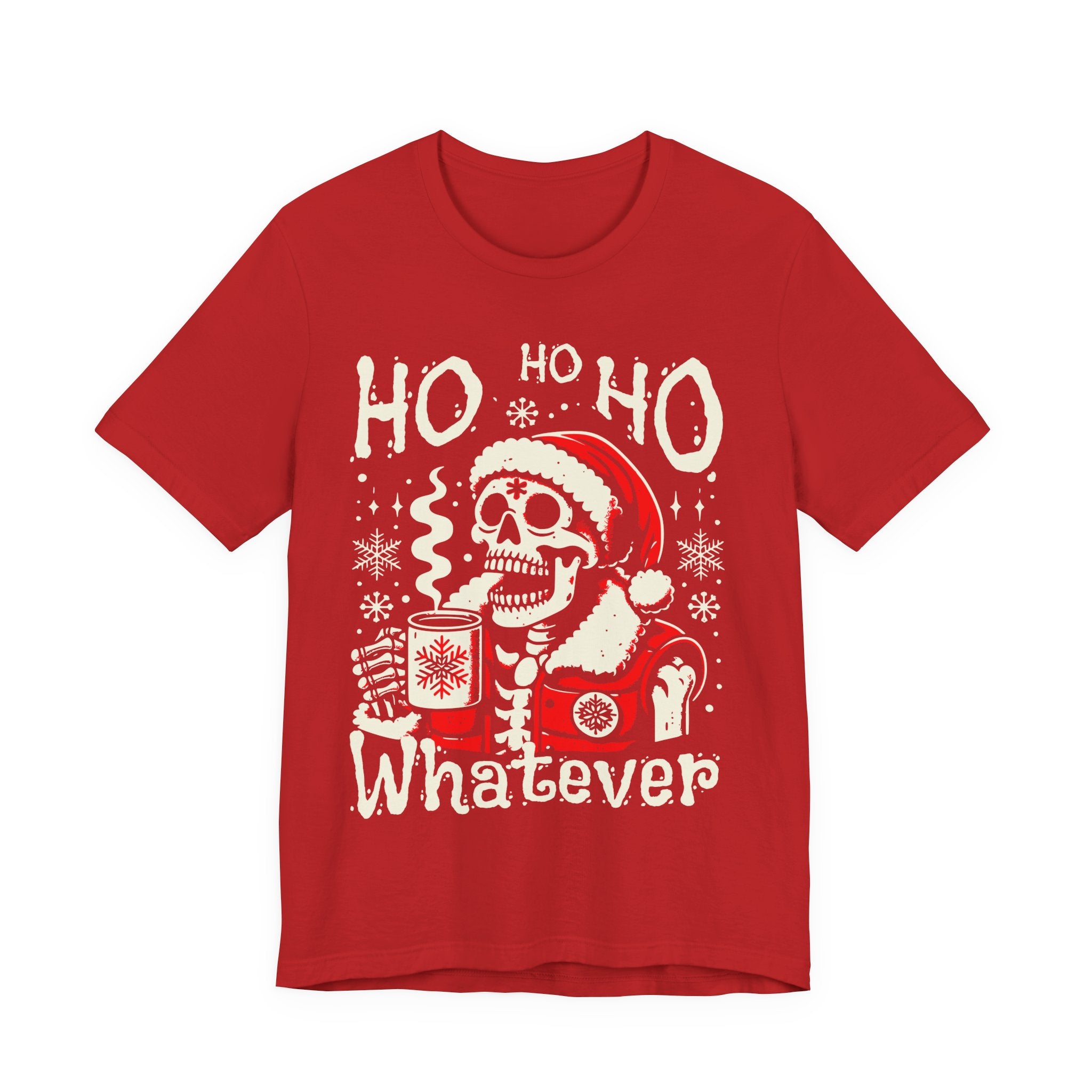Skull Santa 'Ho Ho Whatever' Christmas Tee