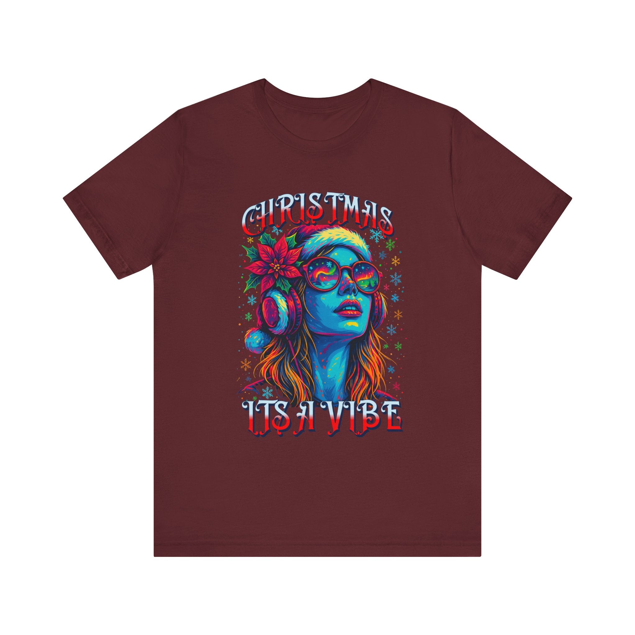 Colorful Christmas Vibe Unisex Tee