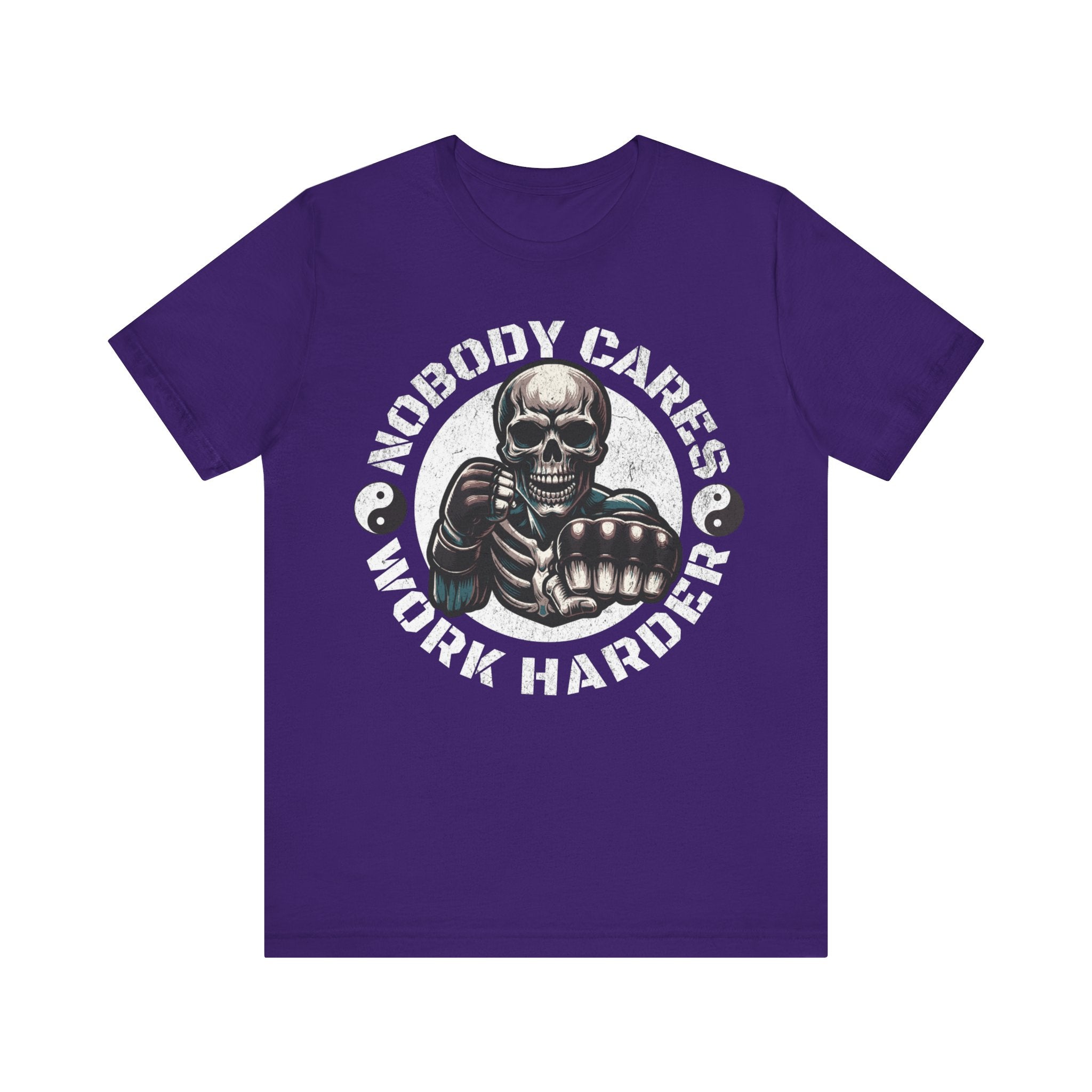 Nobody Cares Work Harder Skull T-Shirt