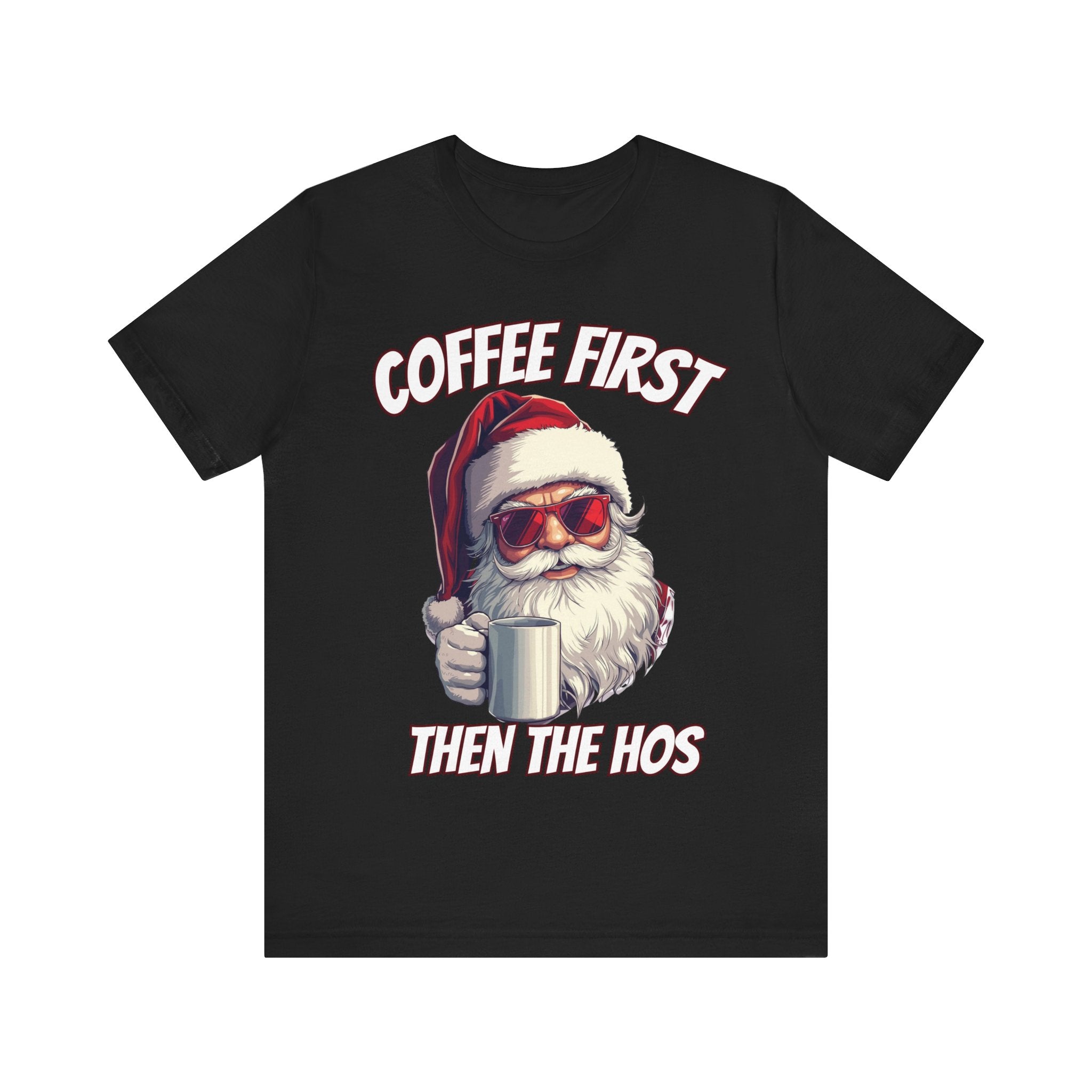 Festive Santa Coffee Tee