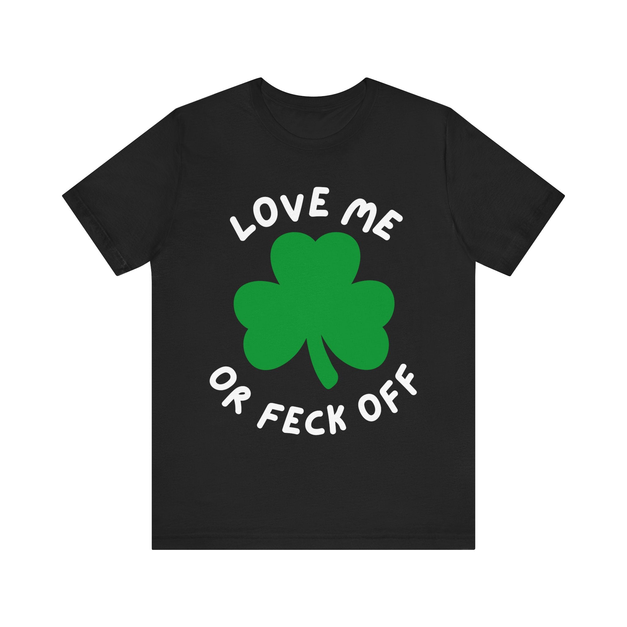 St. Patrick's Day Shamrock Tee, Unisex Tee, Casual Wear, Patriotic, Green Print