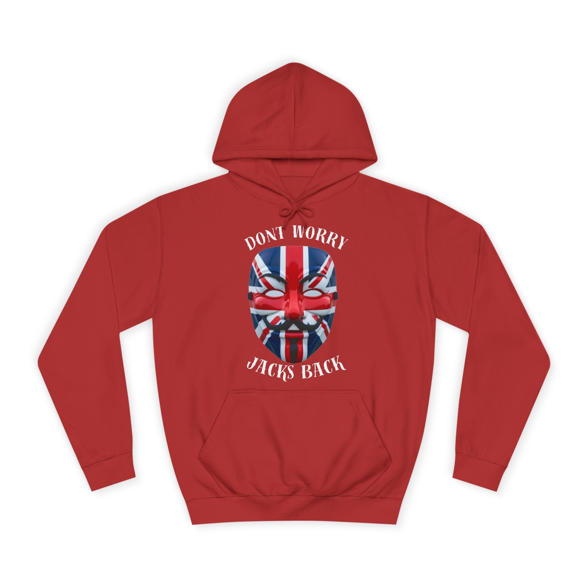 Stylish Unisex College Hoodie - Don't Worry, Jack's Back Design, Cozy Sweatshirt, Perfect Gift for Students, Casual Wear, College [...]