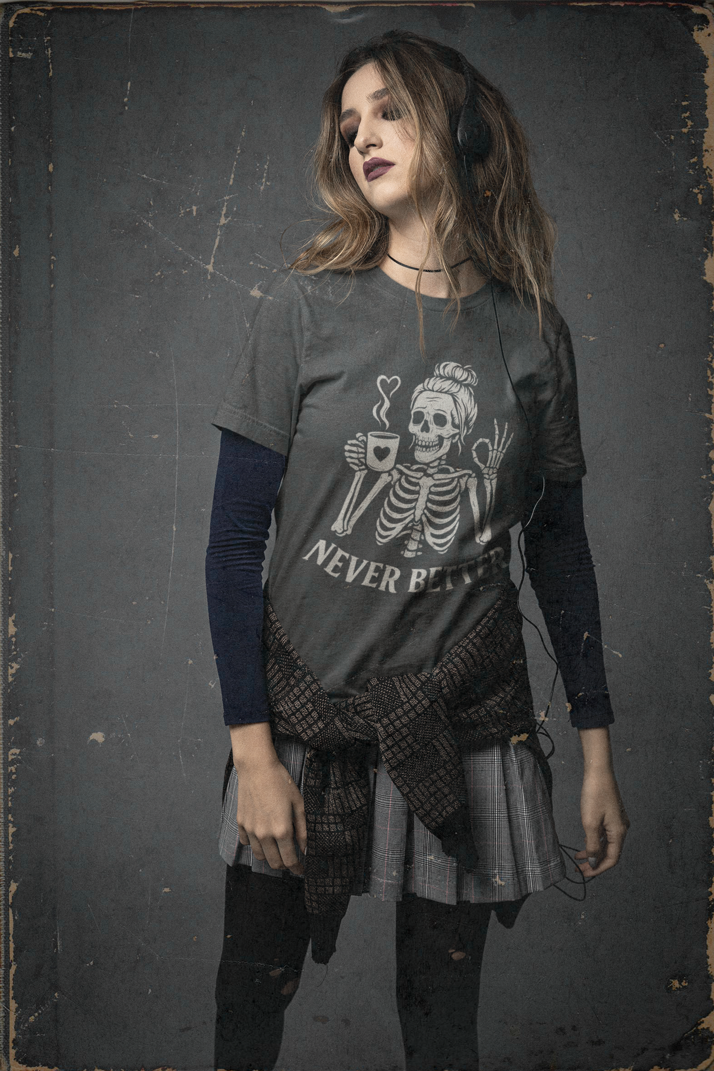 Never Better Skeleton Tee