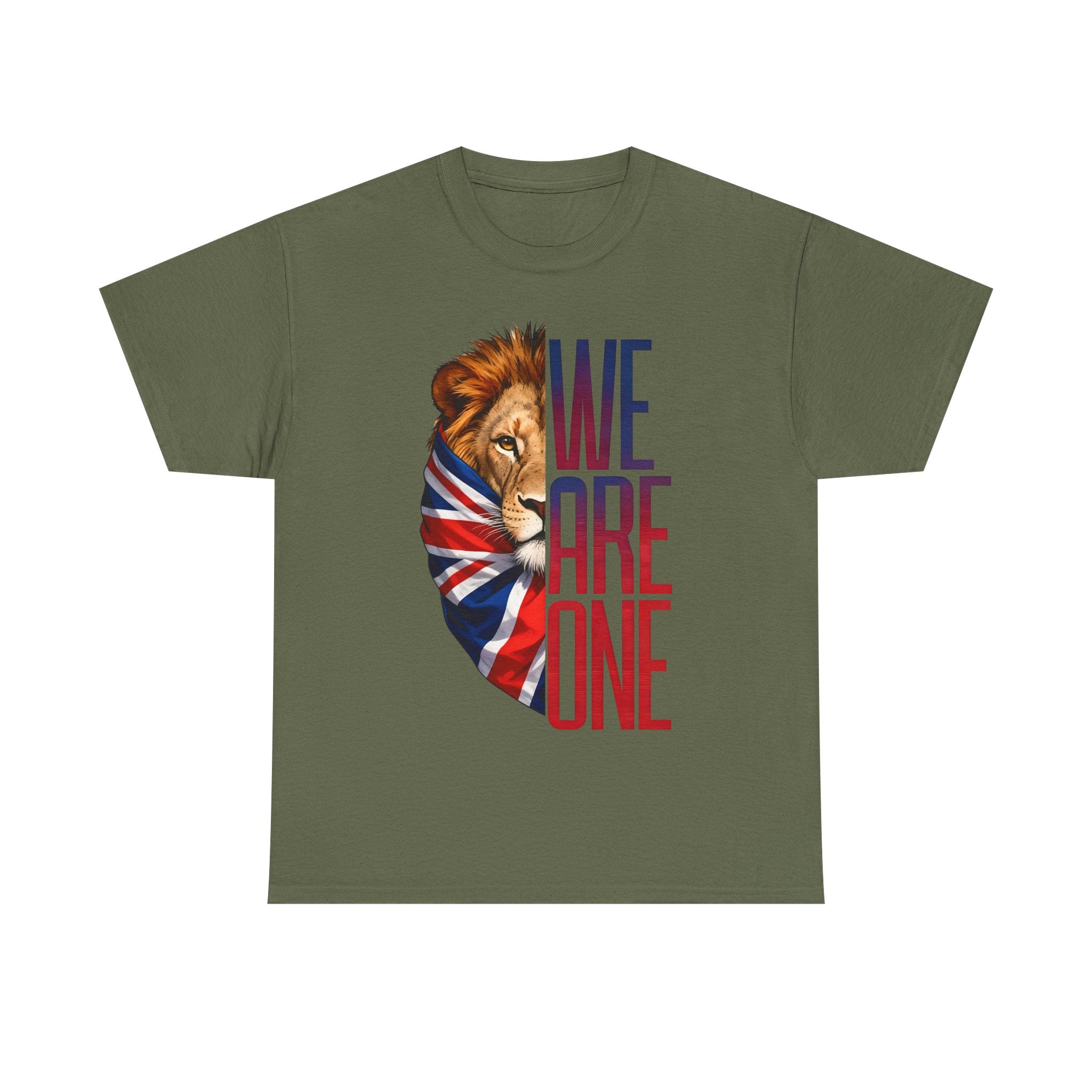 Unity Lion Graphic Tee, Unisex Cotton T-Shirt, Great for Team Spirit, Unity Celebrations, Casual Wear, Gifts for Friends