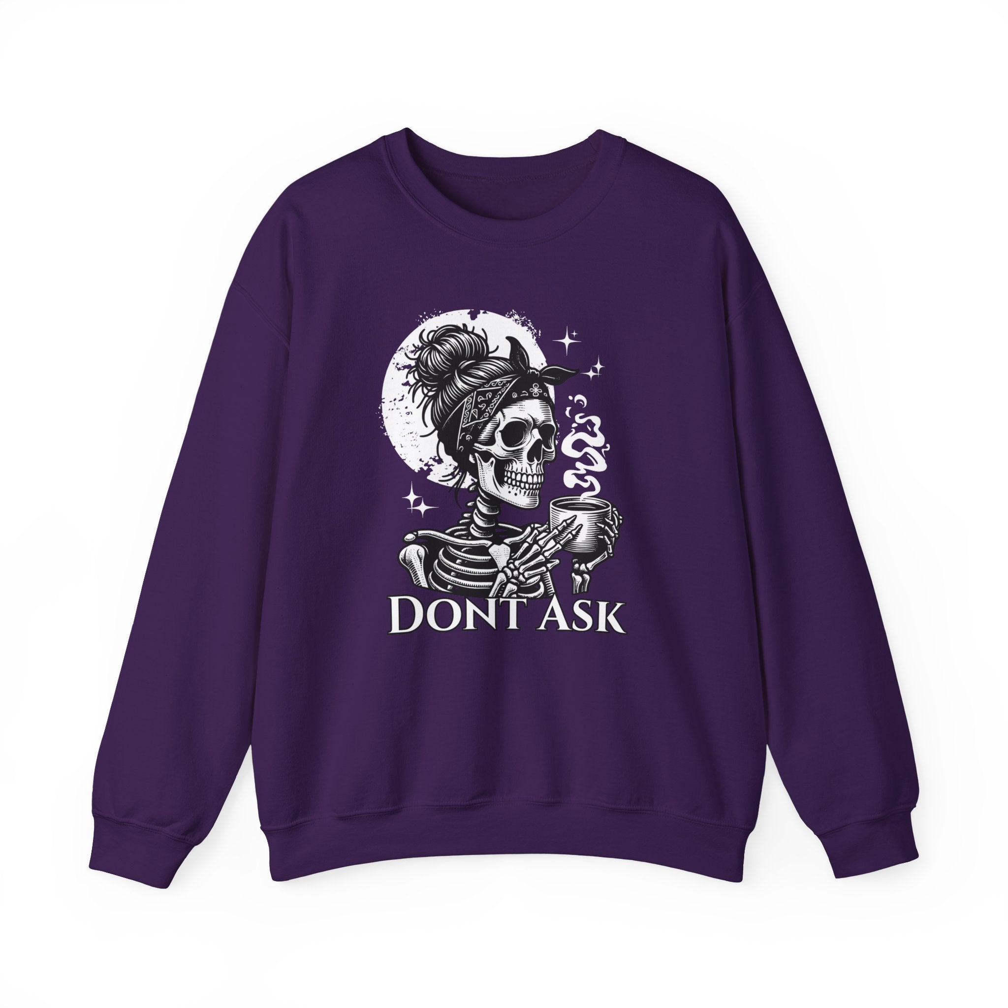 Skull Tea 'Don't Ask' Crewneck Sweatshirt