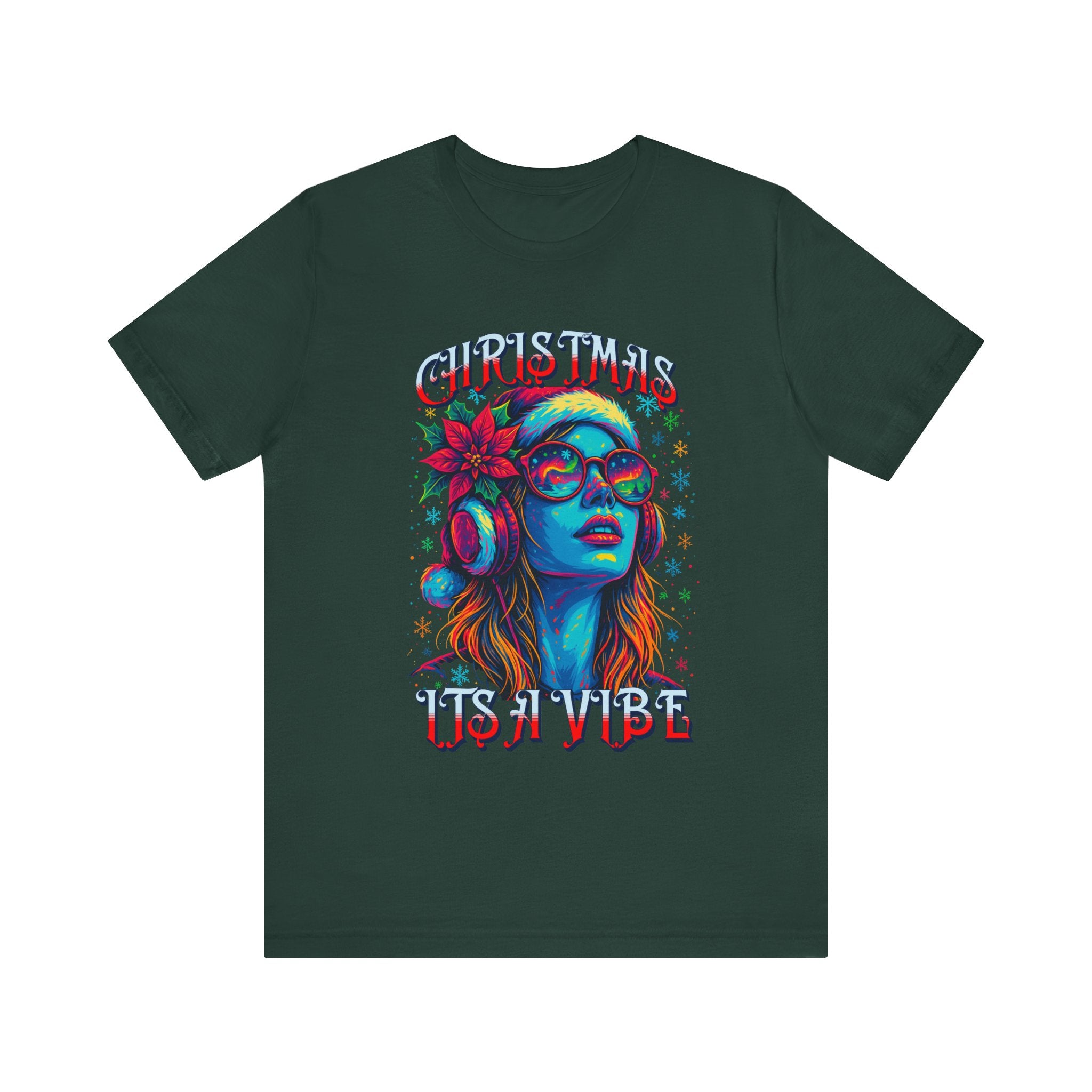 Colorful Christmas Vibe Unisex Tee