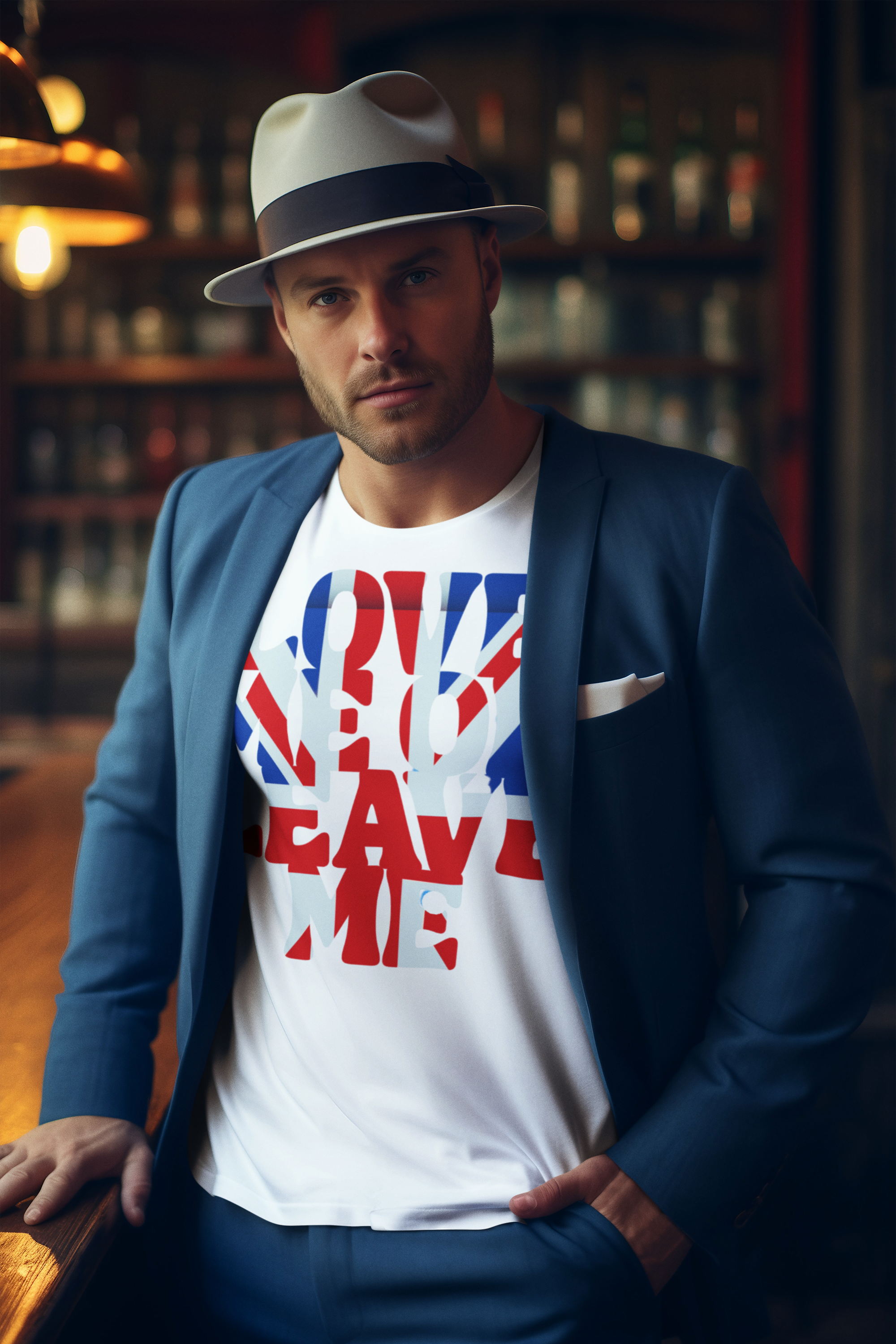 Union Jack Love Me or Leave Me Unisex Tee | Casual Graphic T-Shirt, Gift for Friends, Summer Wear, Festival Outfit, Statement Tee