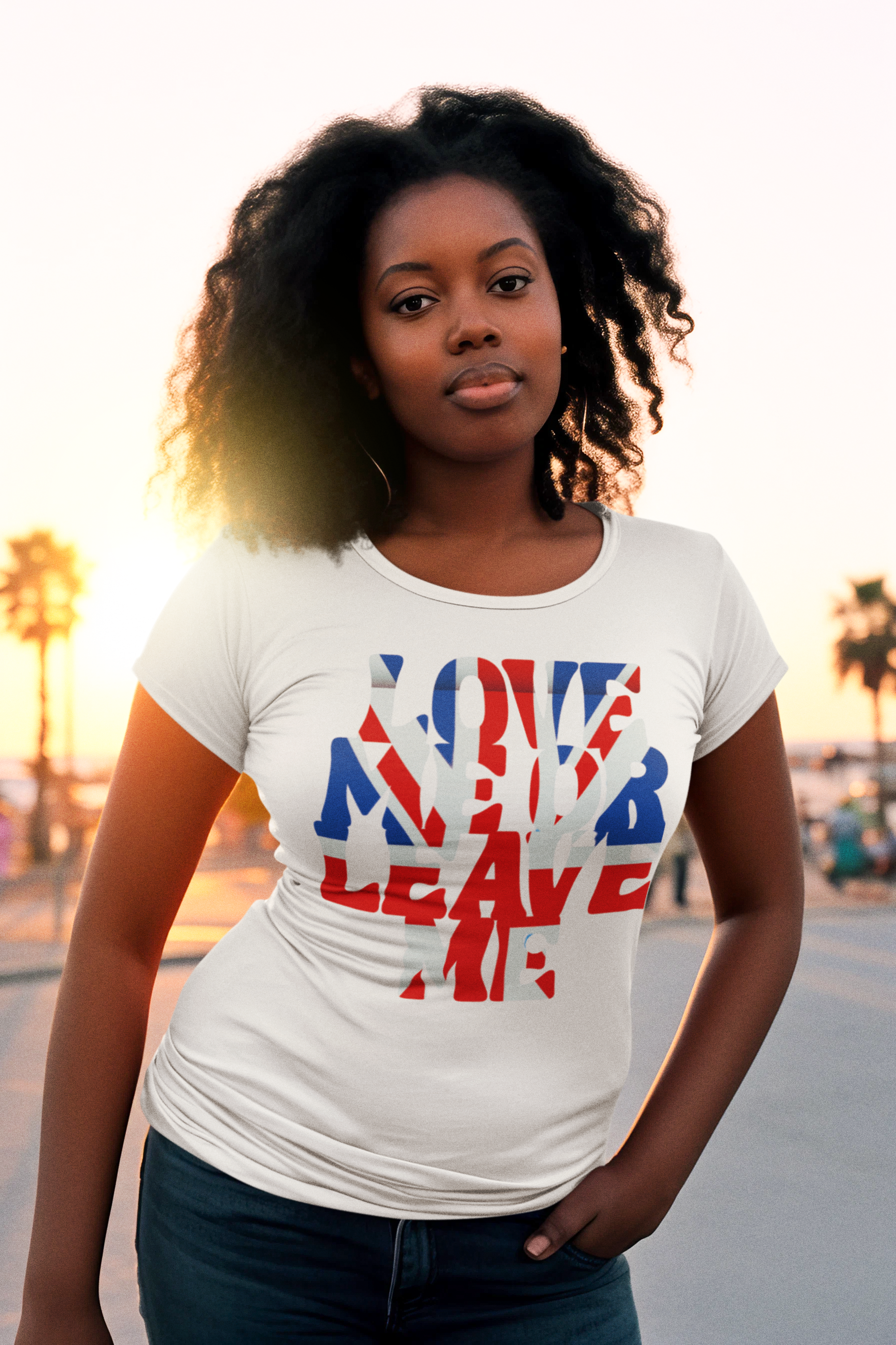 Union Jack Love Me or Leave Me Unisex Tee | Casual Graphic T-Shirt, Gift for Friends, Summer Wear, Festival Outfit, Statement Tee