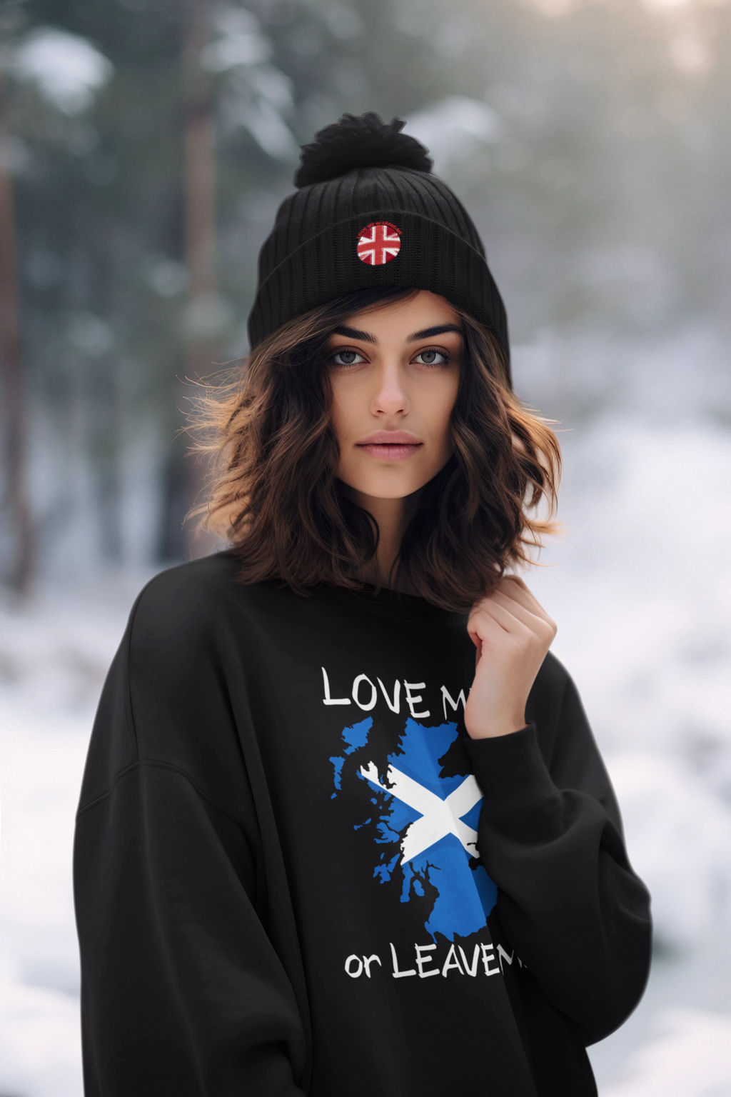 Scottish Pride Sweatshirt, Love Me or Leave Me Sweatshirt, Unisex Crewneck, Casual Wear, Cool Gift for Scots