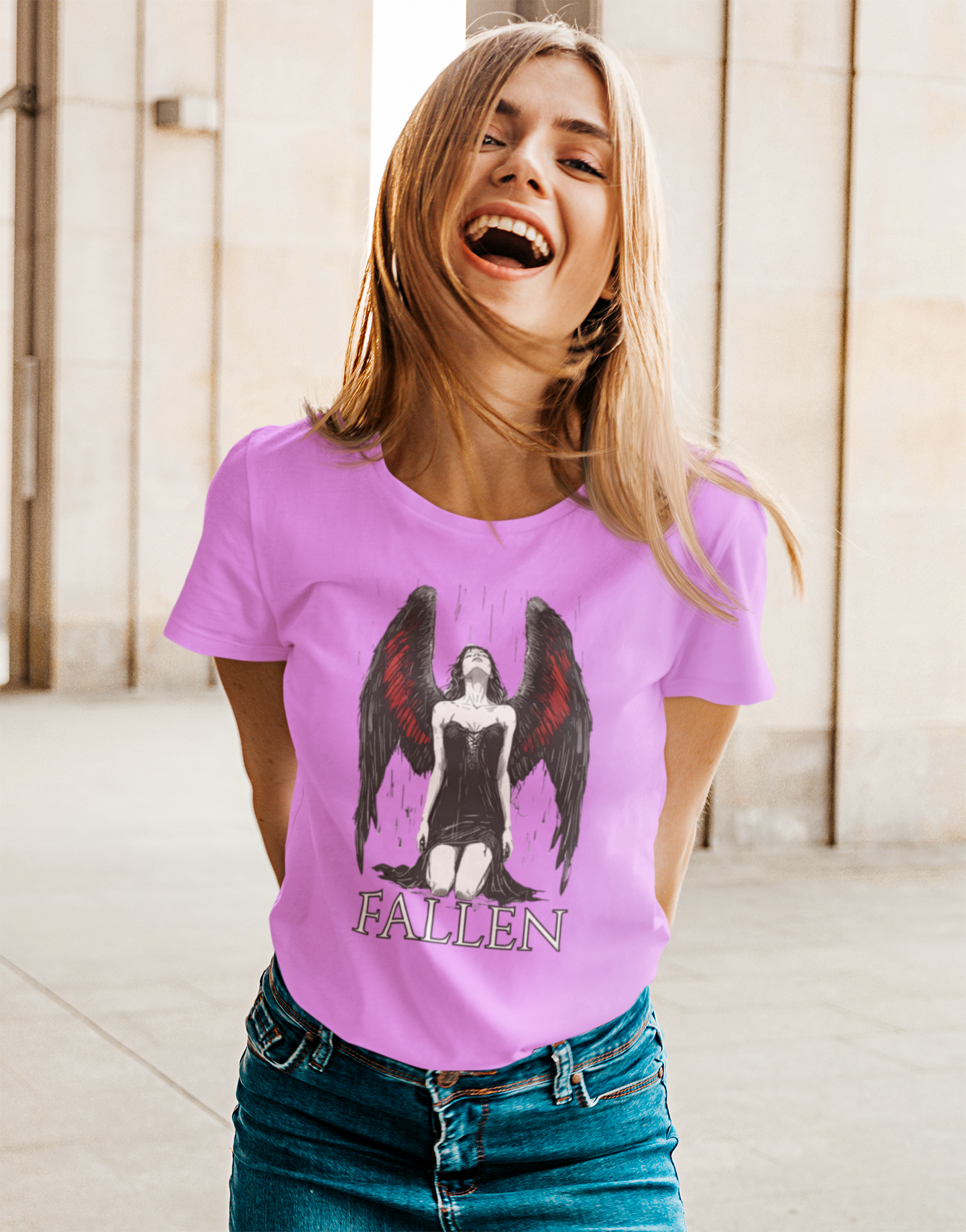 Fallen Angel Graphic T-Shirt, Unisex Tee for Gothic Style Lovers, Perfect for Halloween, Gift Idea for Dark Aesthetic Fans, Casual [...]