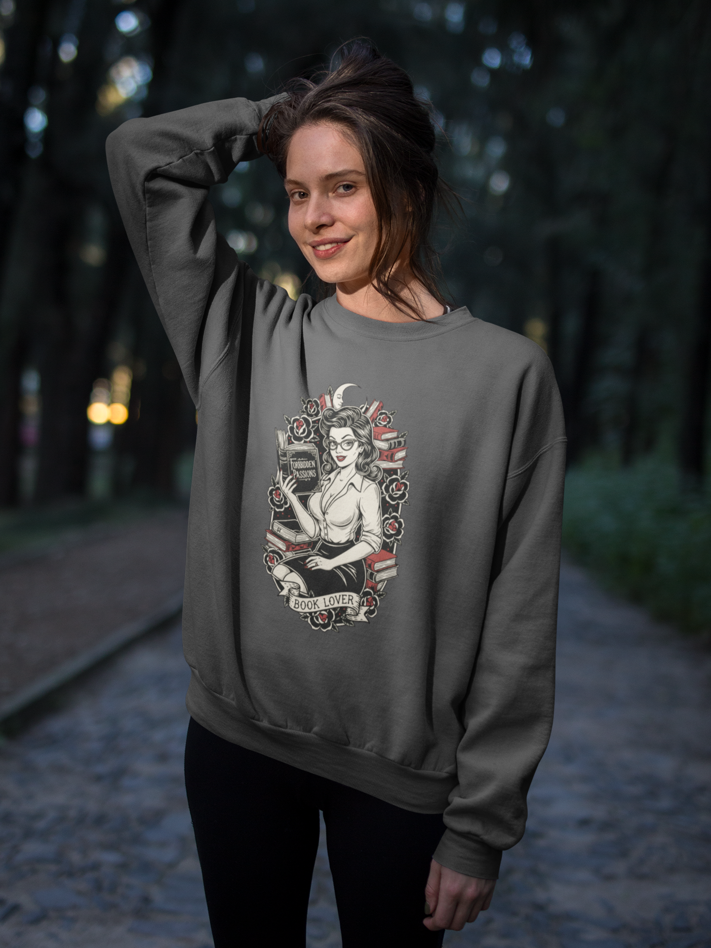 Book Lover Crewneck Sweatshirt - Cozy Literary Apparel