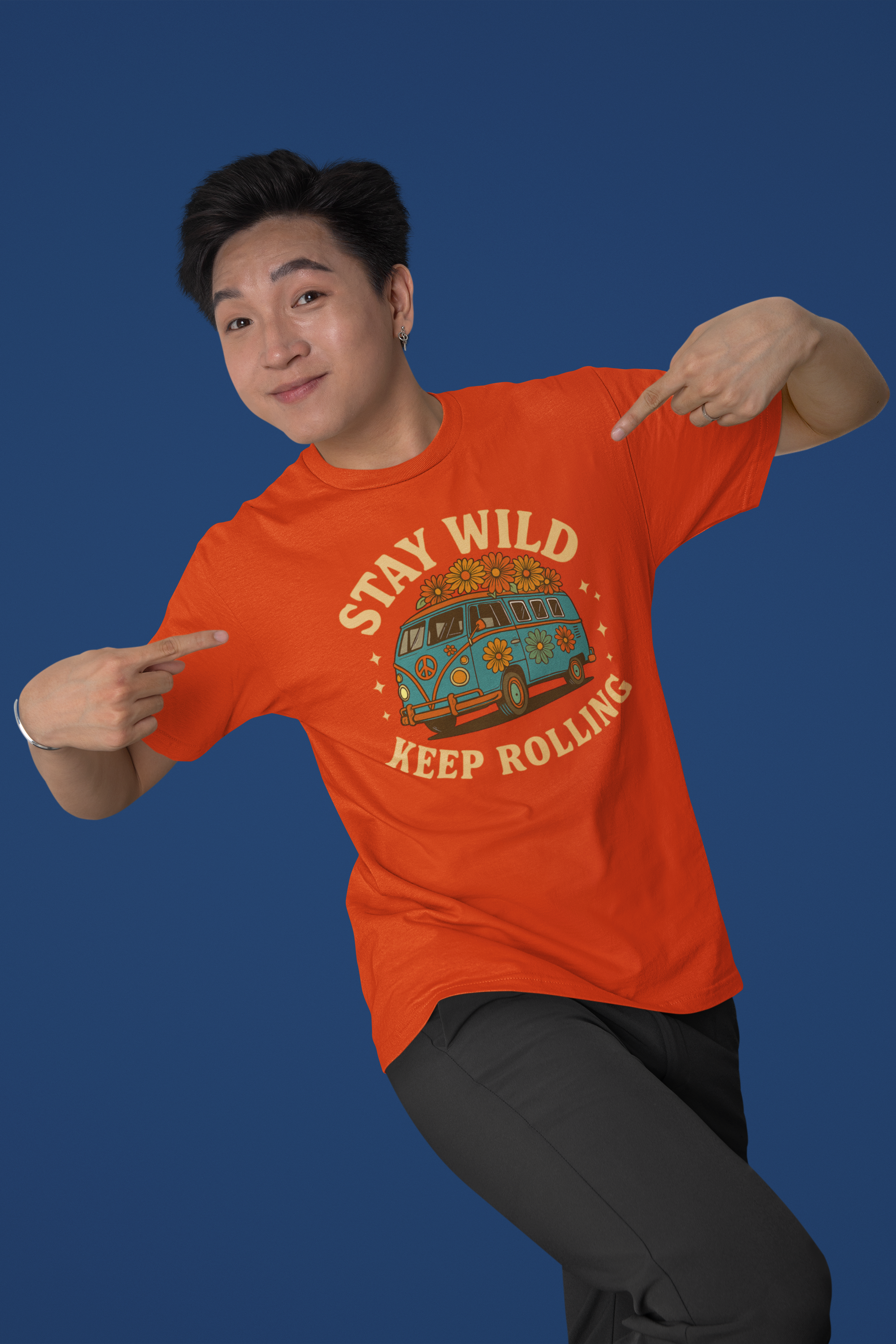 Stay Wild Retro Van Tee