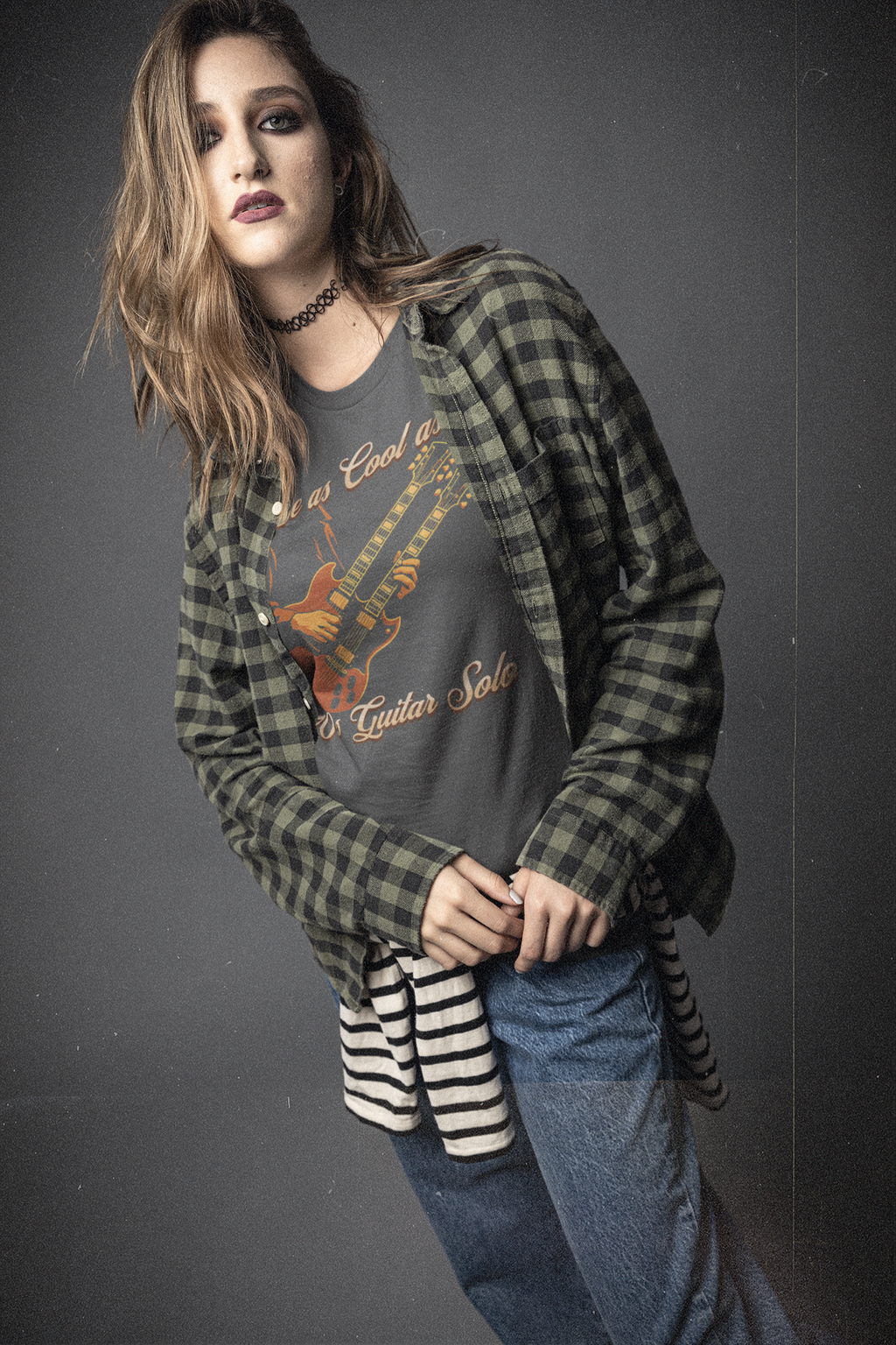 Retro Guitar Solo Tee - 'Be as Cool as a 70s Guitar Solo' Unisex Jersey Short Sleeve