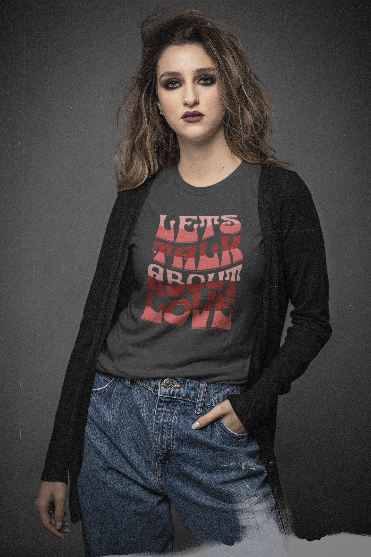 Unisex Love Message Tee - Let's Talk About Love