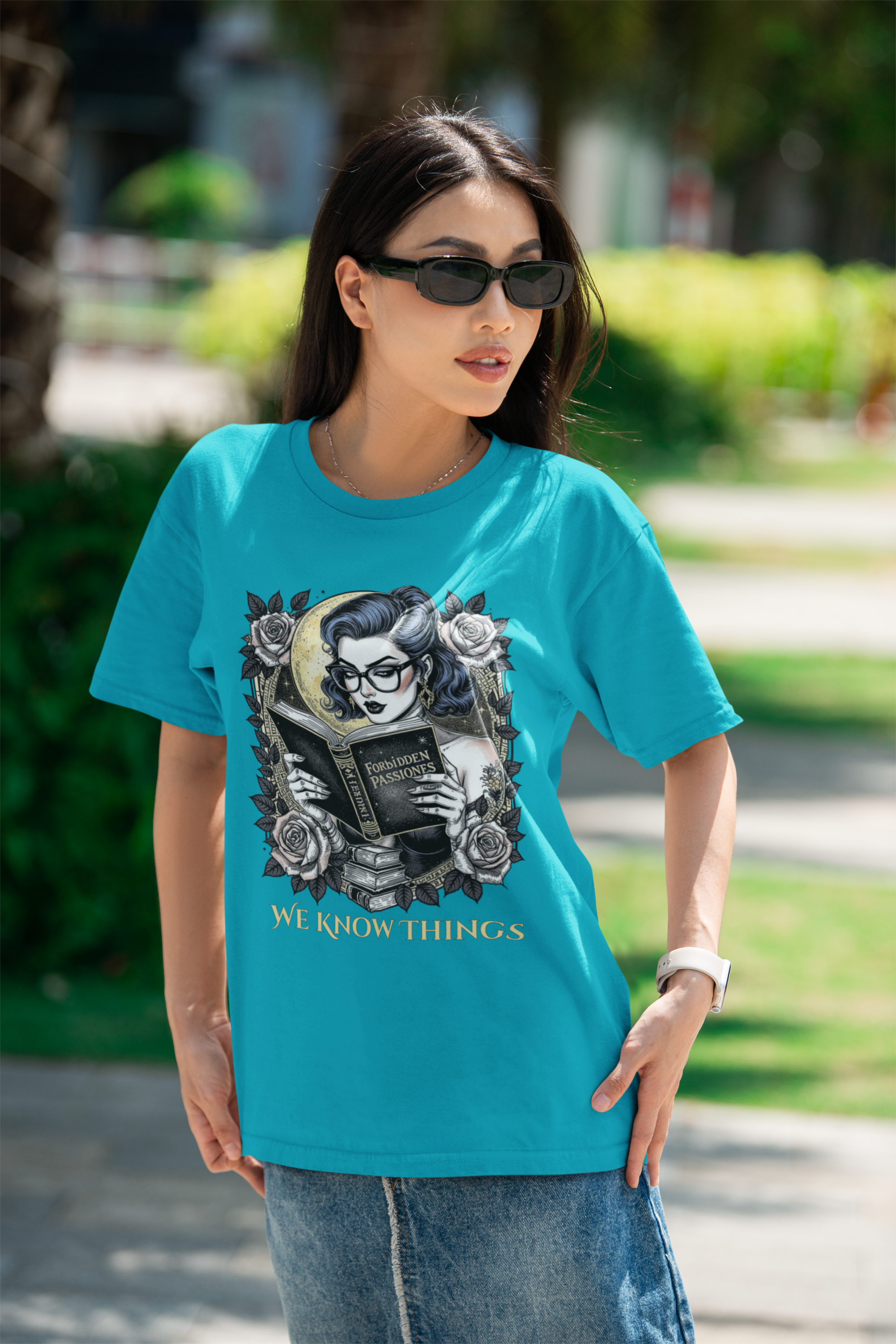 Book Lover's Unisex Tee - 'We Know Things' Graphic Shirt