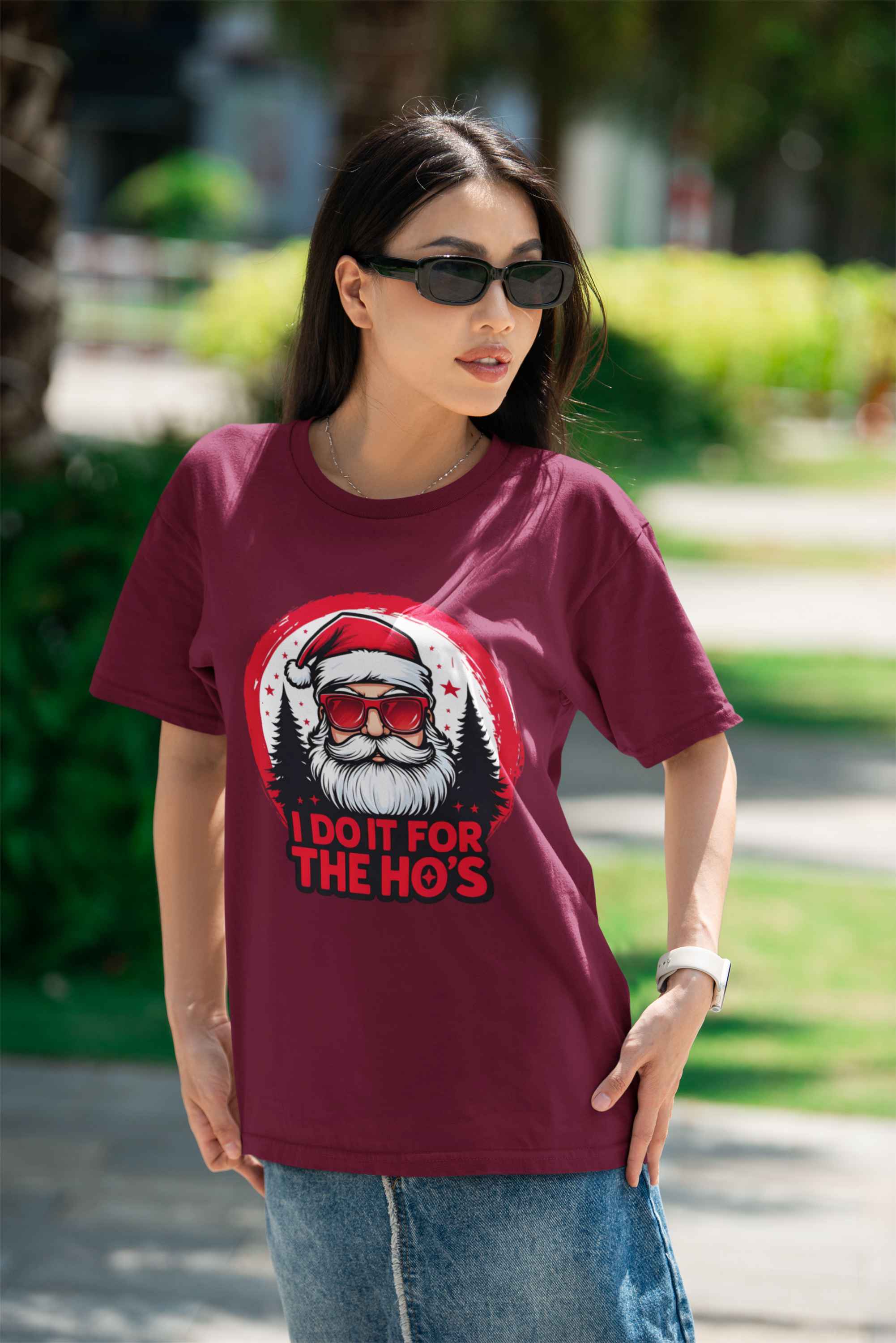 Santa I Do It For The Ho's Tee