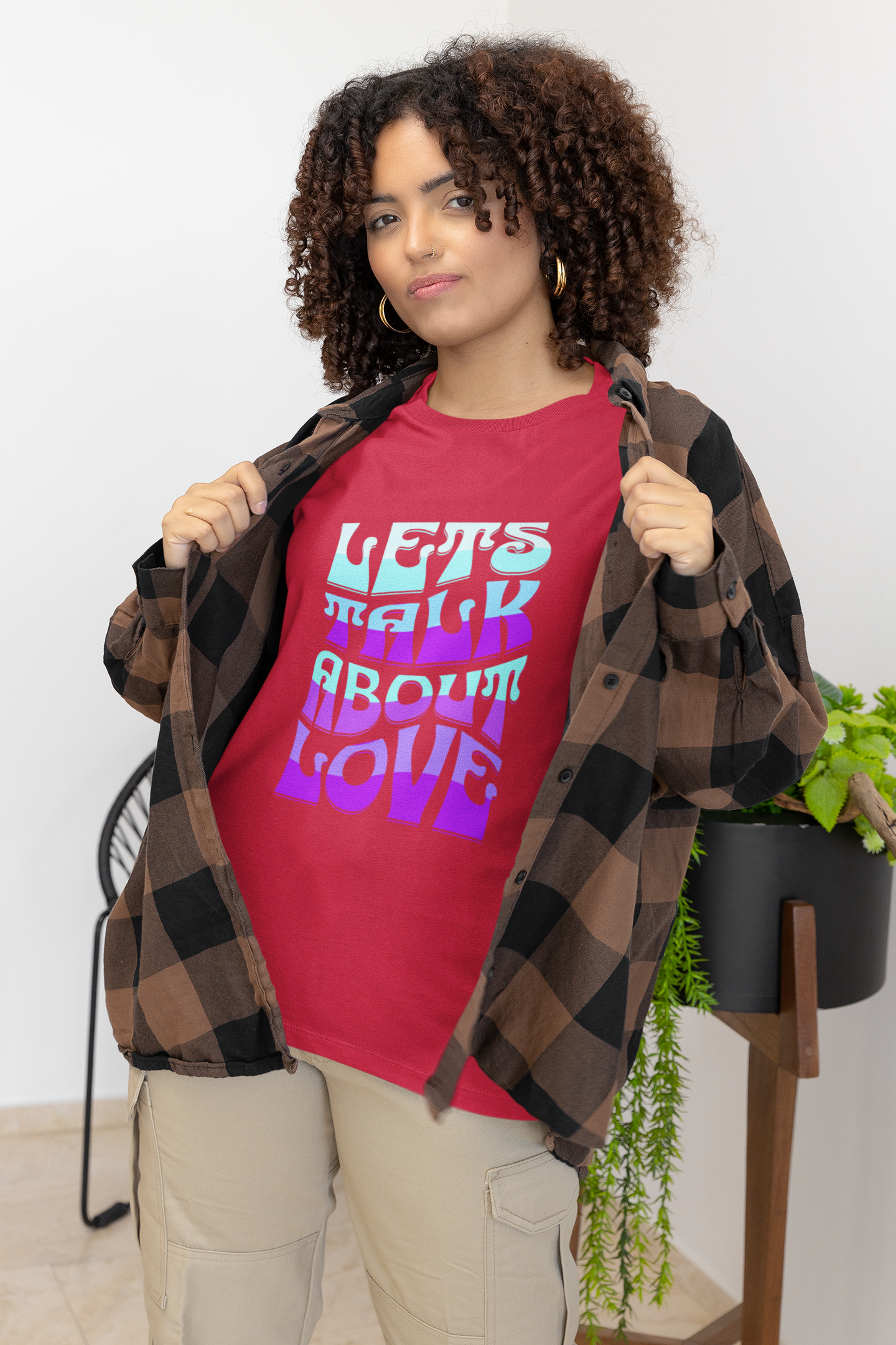 Let's Talk About Love Tee - Unisex Jersey Short Sleeve Shirt