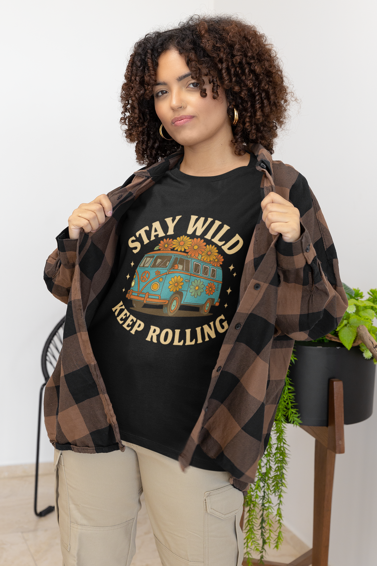Stay Wild Retro Van Tee