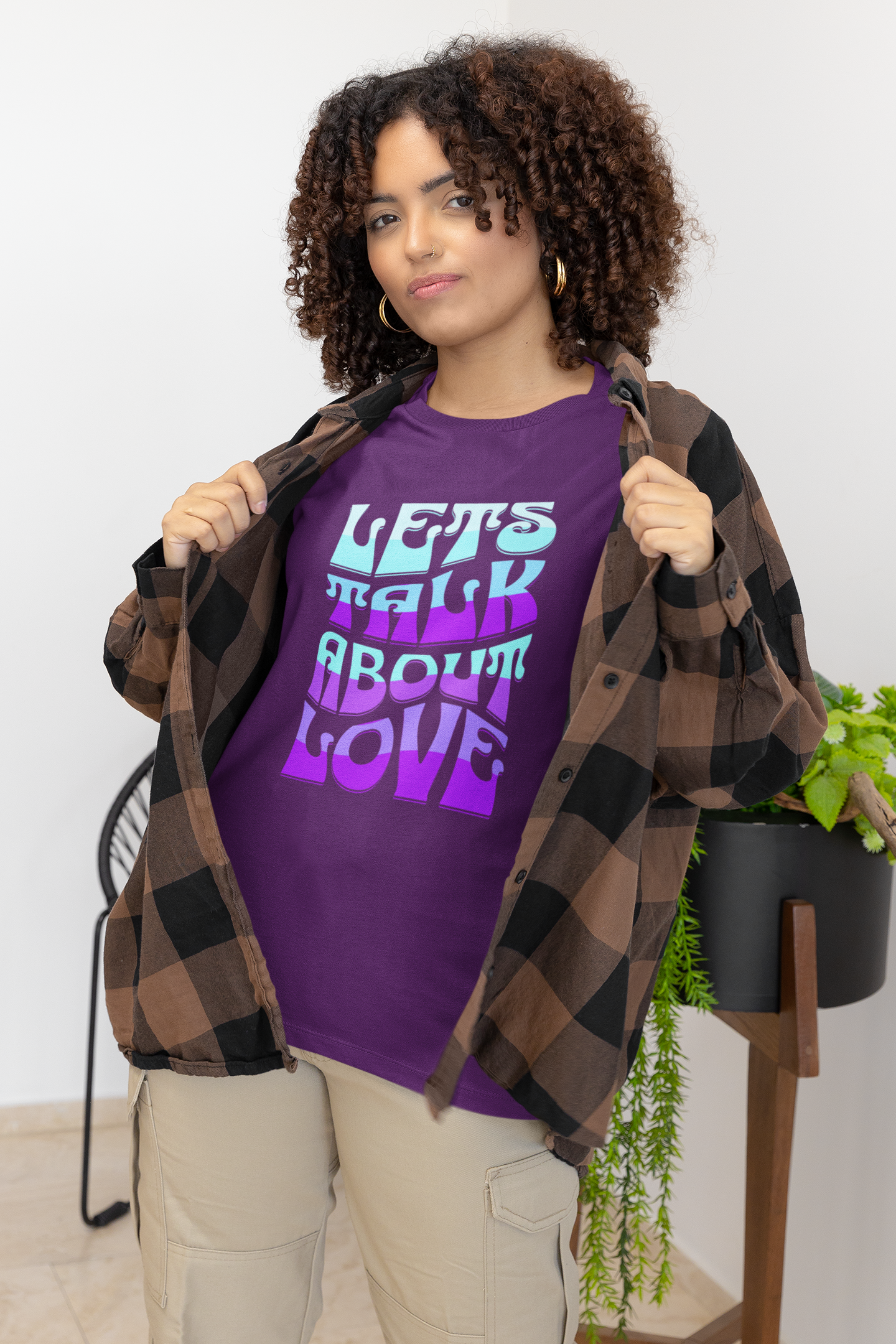 Let's Talk About Love Tee - Unisex Jersey Short Sleeve Shirt