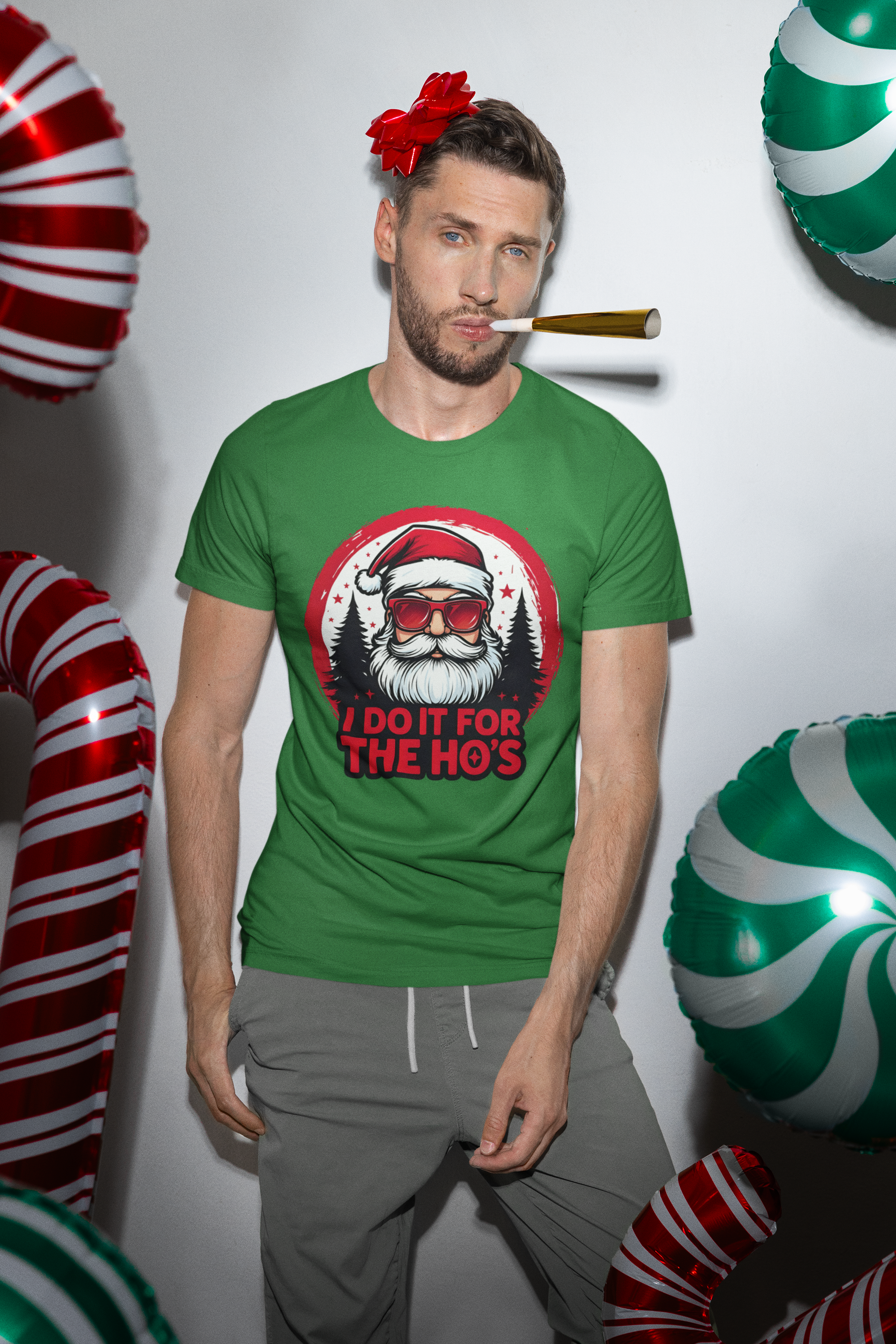 Santa I Do It For The Ho's Tee
