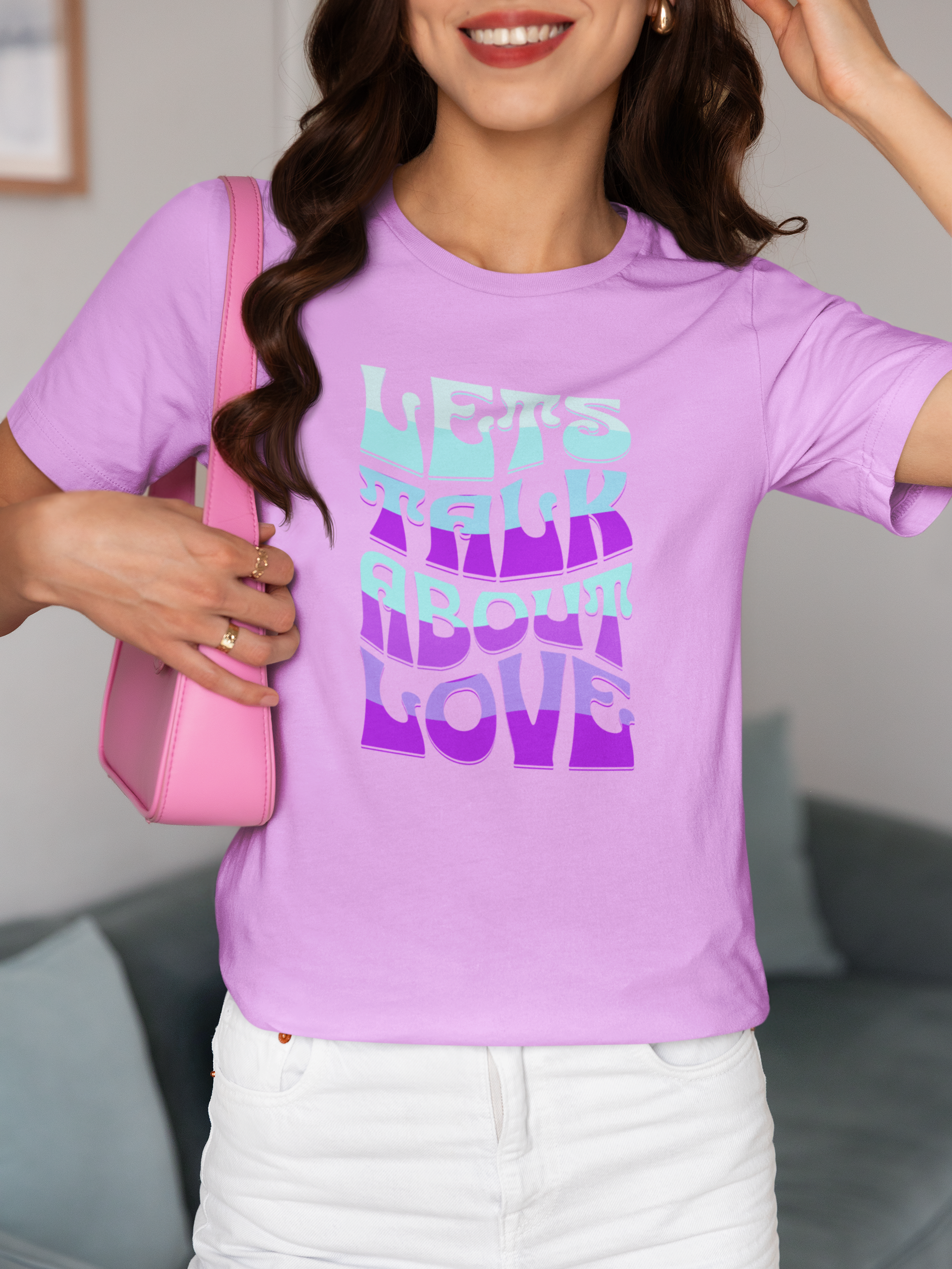 Let's Talk About Love Tee - Unisex Jersey Short Sleeve Shirt