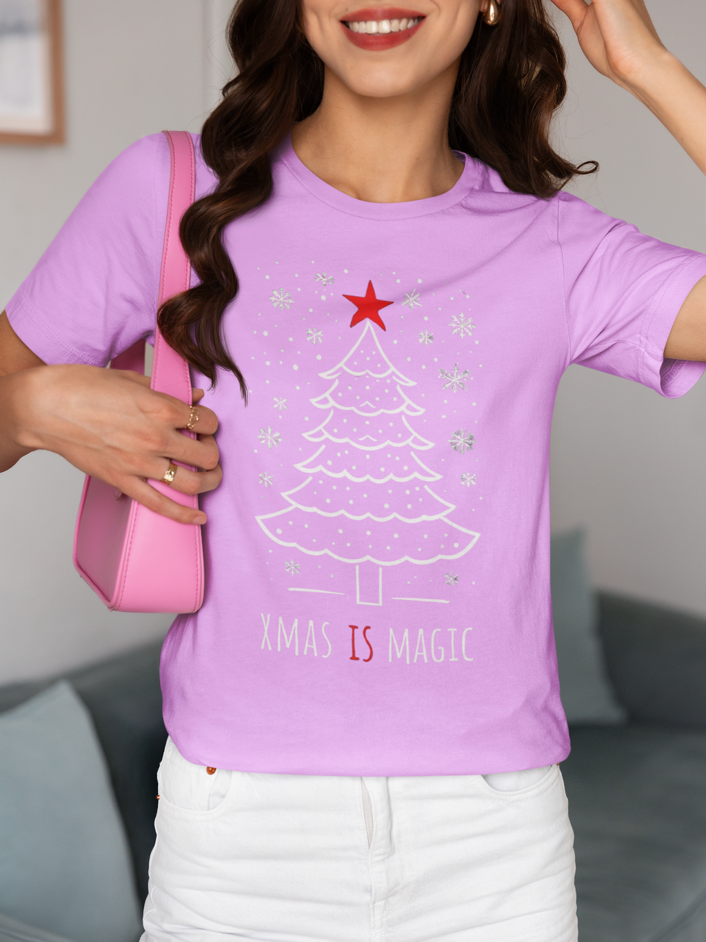 Xmas Is Magic T-Shirt — Festive Christmas Tree Holiday Tee
