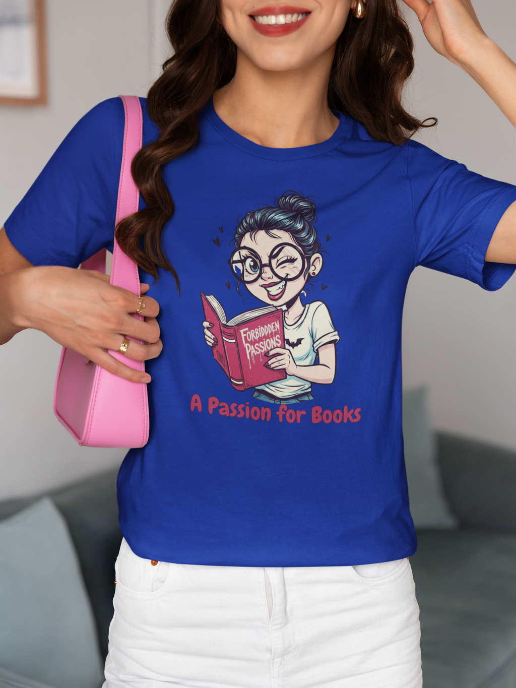 Book Lover's Unisex Tee - "A Passion for Books"