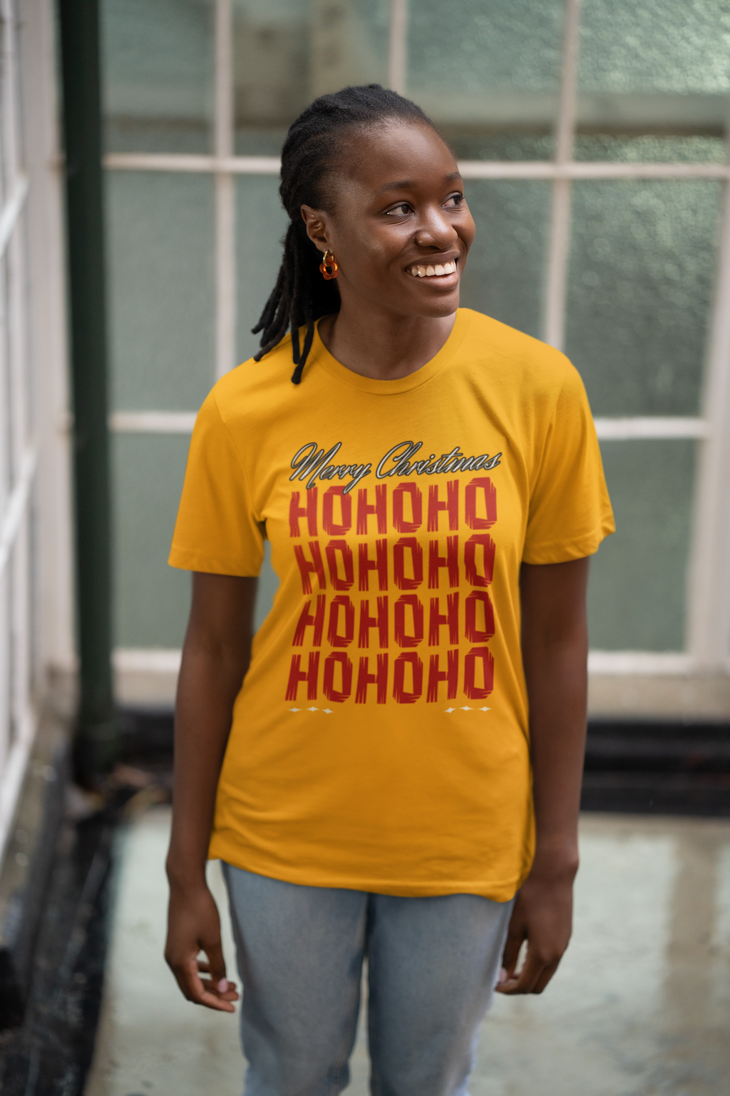 Merry Christmas 'HO HO HO' Holiday Tee