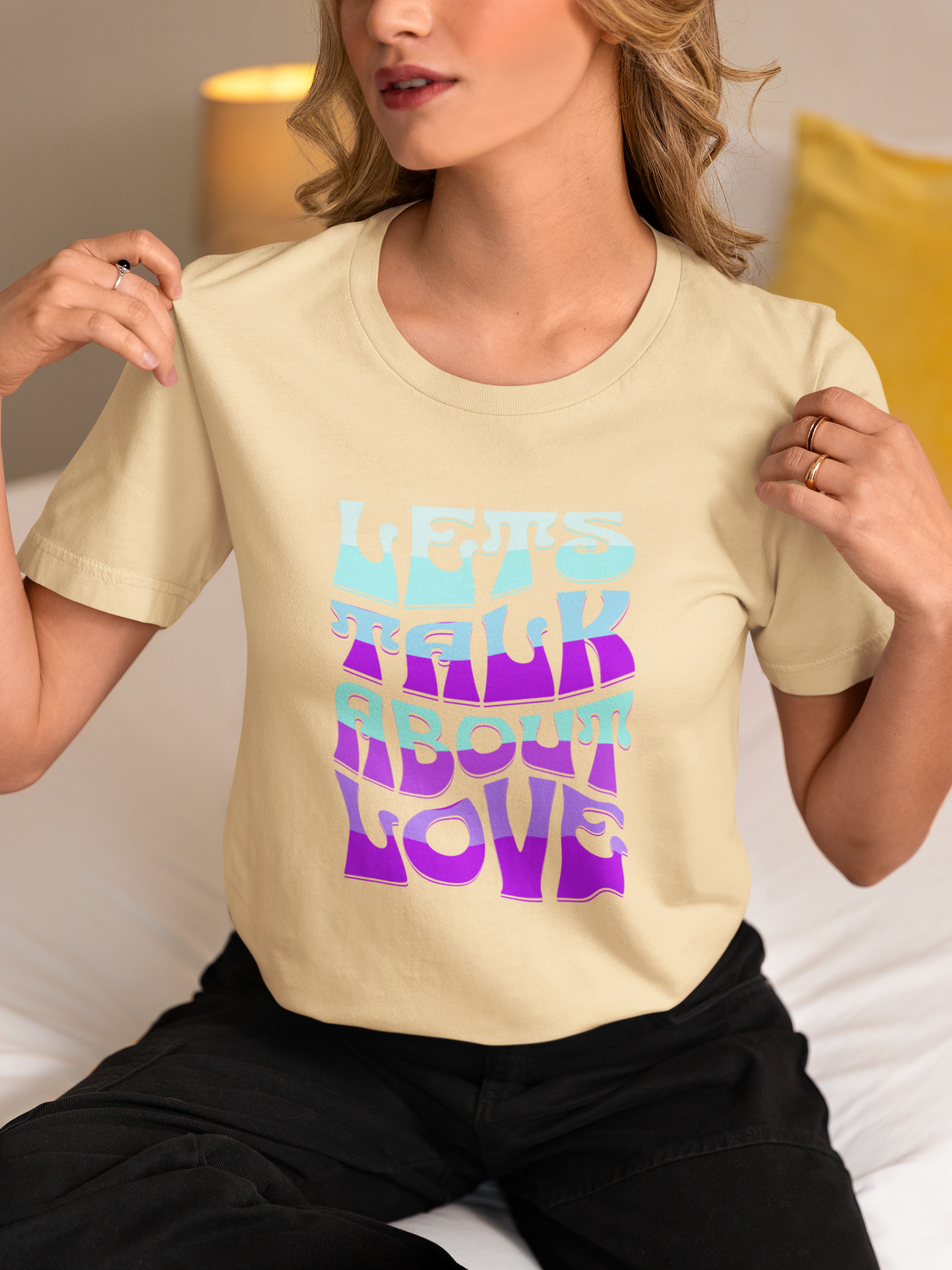 Let's Talk About Love Tee - Unisex Jersey Short Sleeve Shirt