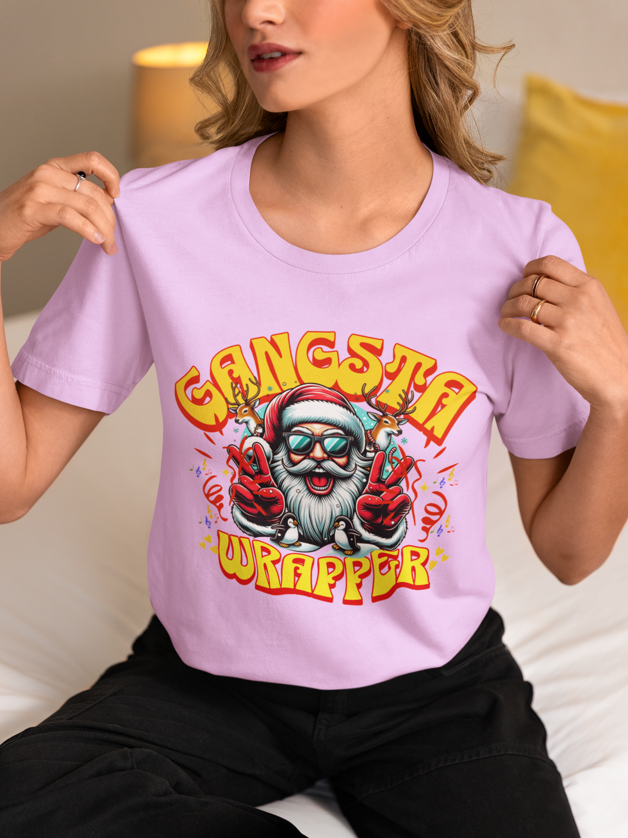 Gangsta Wrapper Tee for Holiday Cheer