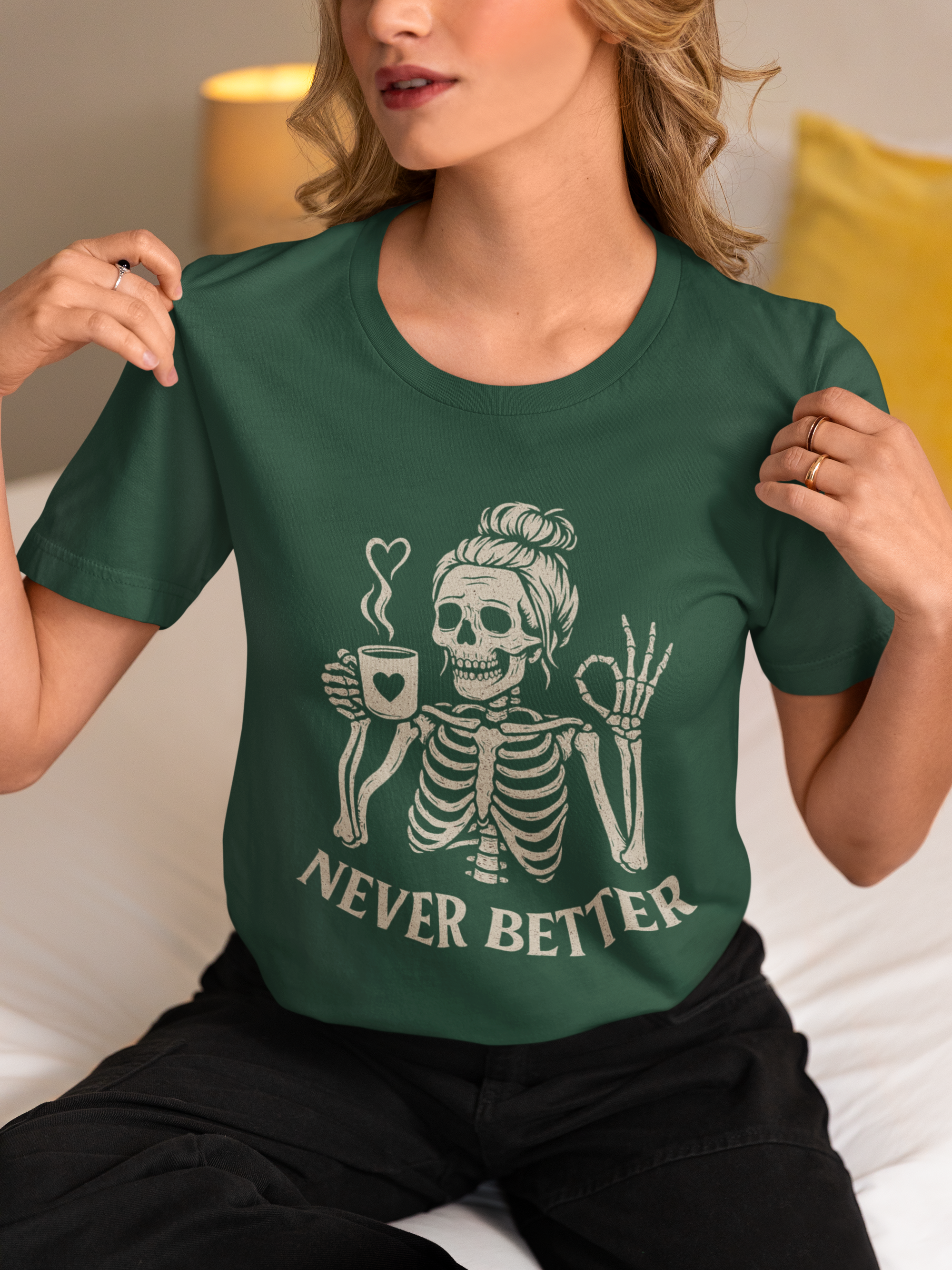 Never Better Skeleton Tee