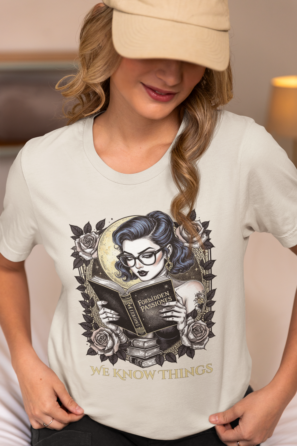 Book Lover's Unisex Tee - 'We Know Things' Graphic Shirt