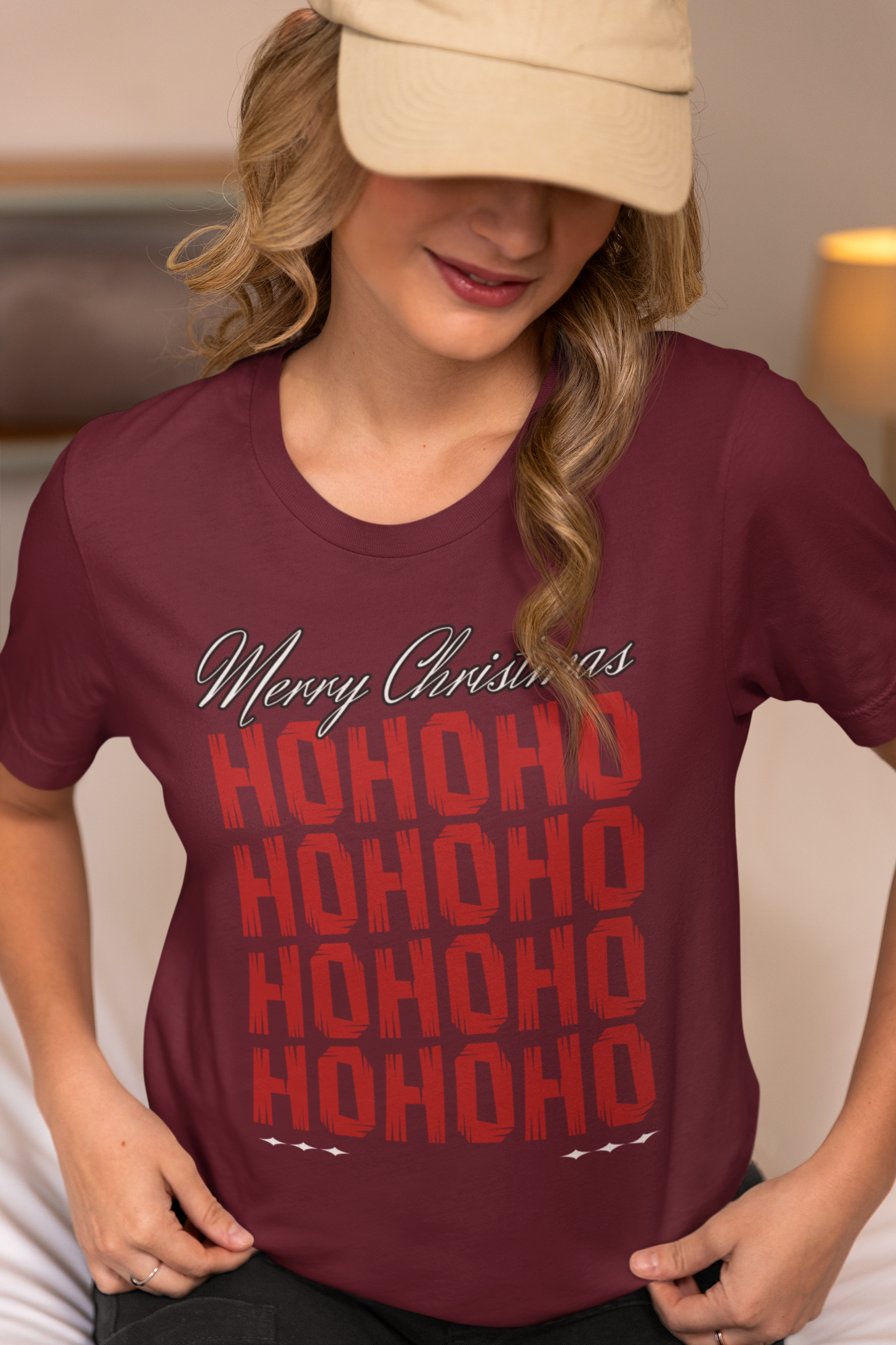 Merry Christmas 'HO HO HO' Holiday Tee