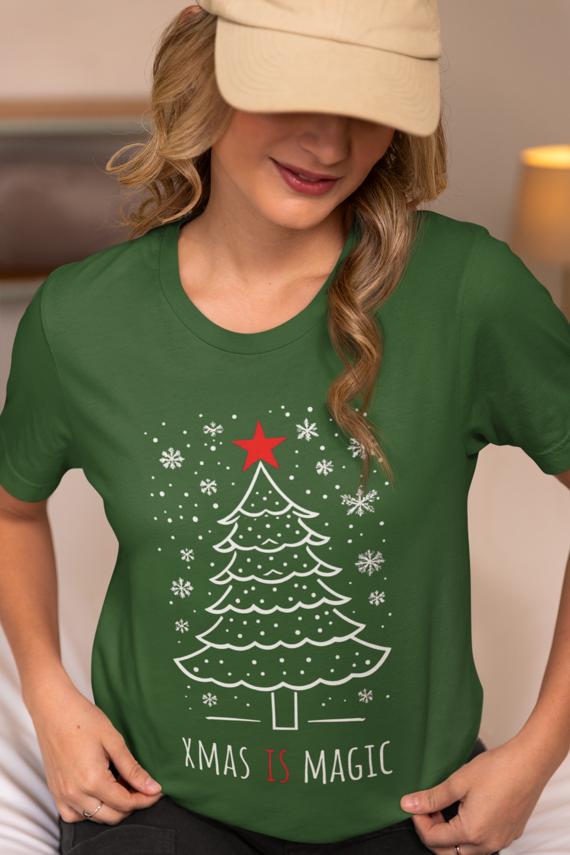 Xmas Is Magic T-Shirt — Festive Christmas Tree Holiday Tee