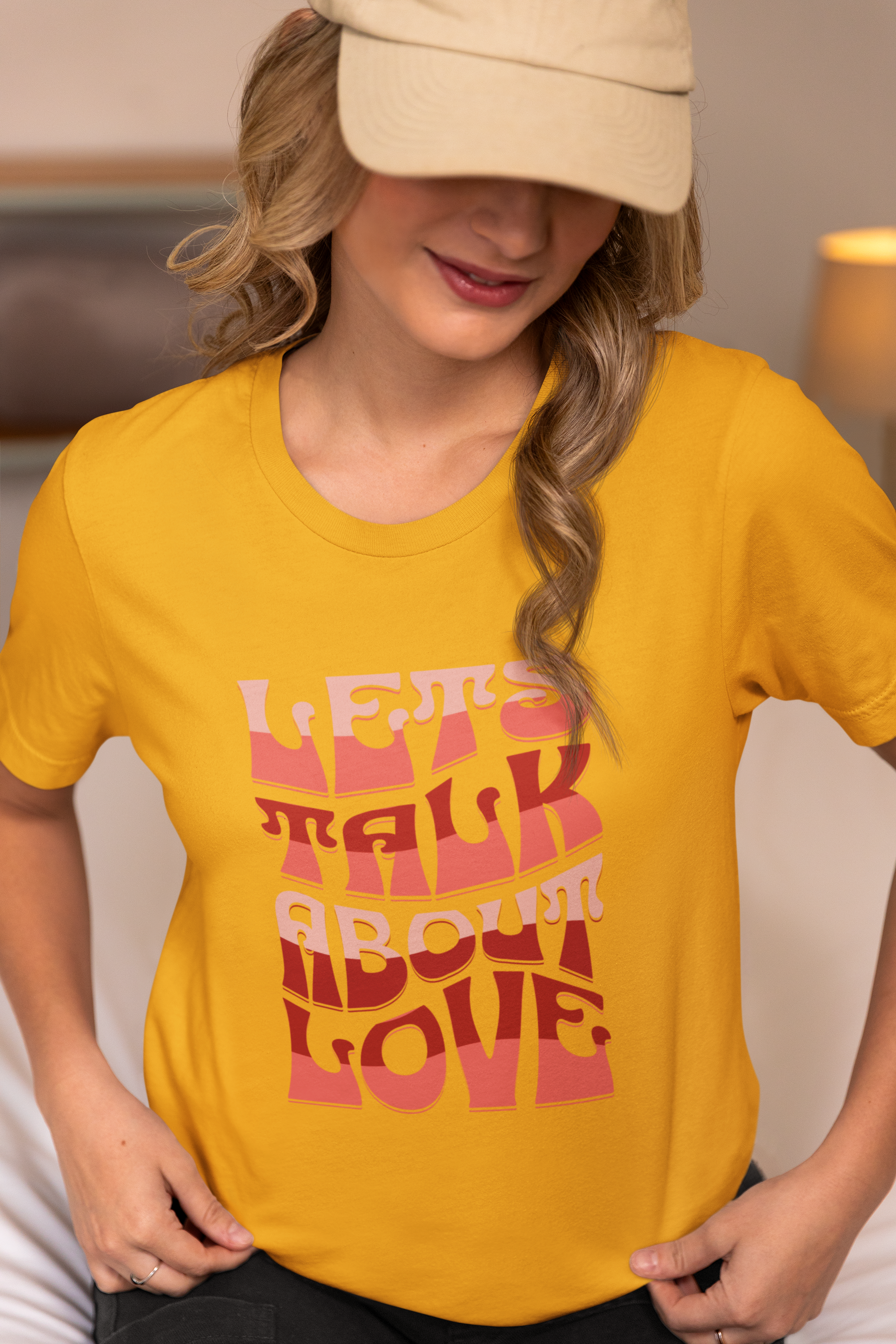 Unisex Love Message Tee - Let's Talk About Love