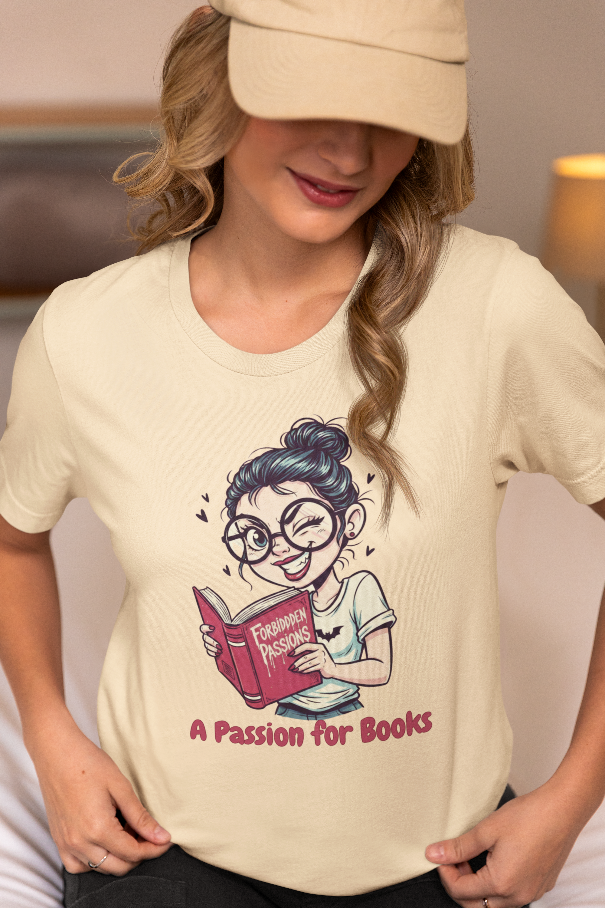 Book Lover's Unisex Tee - "A Passion for Books"