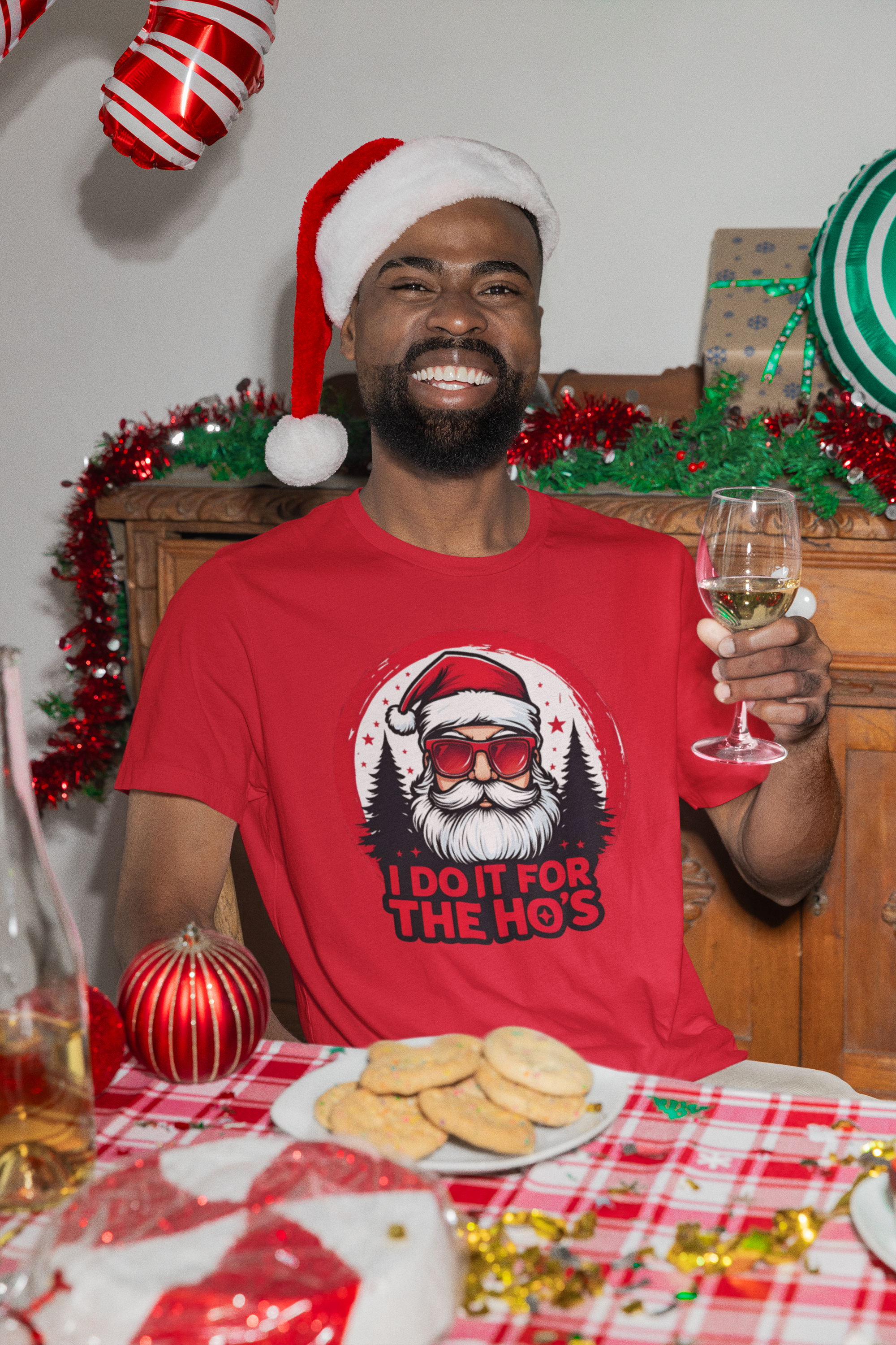 Santa I Do It For The Ho's Tee