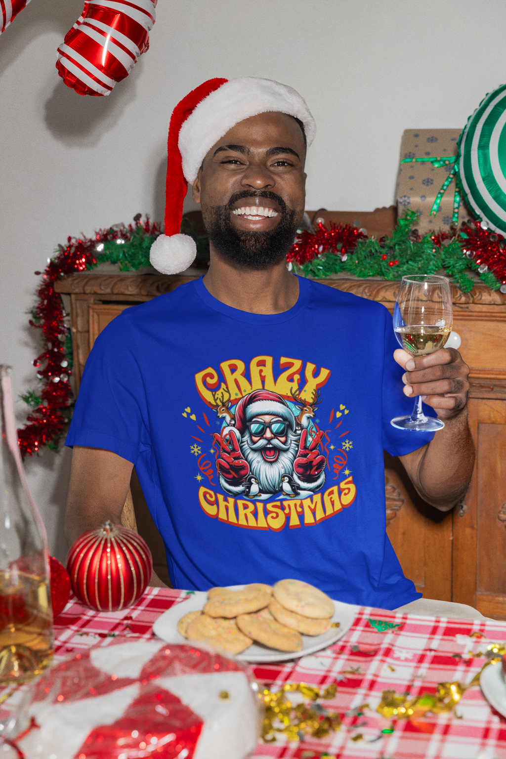 Crazy Christmas Unisex Tee